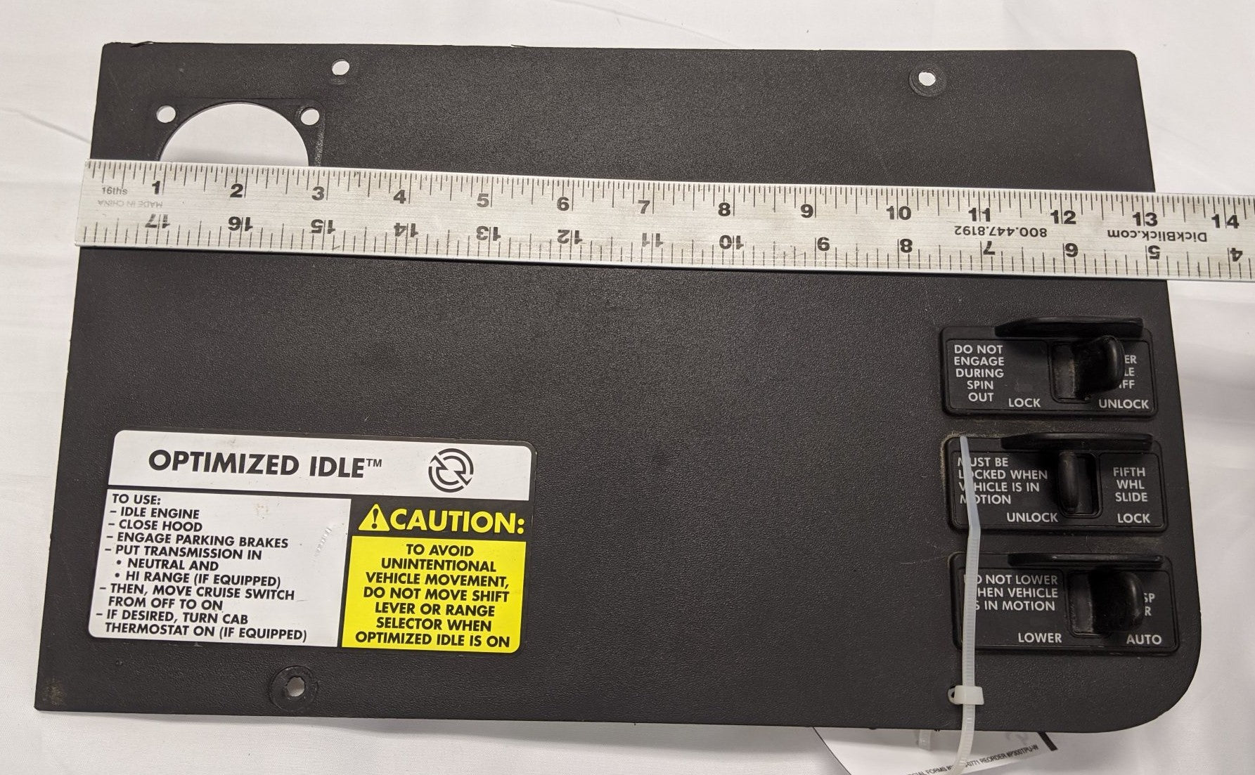 Freightliner Cascadia Auxiliary Instrument Panel (22-60660-000) - Used