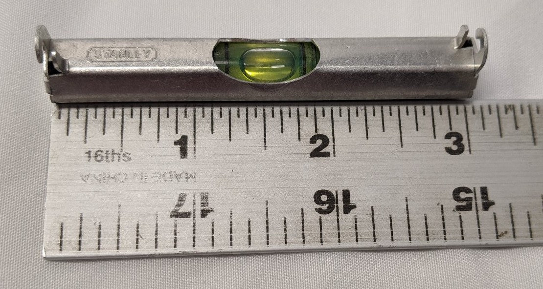 Stanley 3" Aluminum Line Level | Lot of 10 | P/N 42-287 | Construction Tool