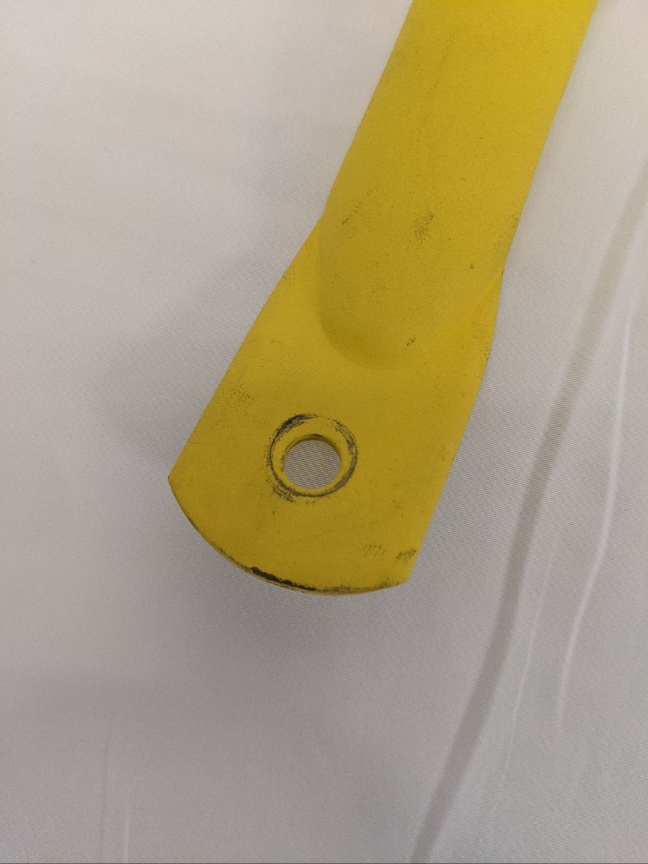 Used Freightliner A Pillar Right Hand Yellow Grab Handle - P/N A18-68533-001 (10157975372092)