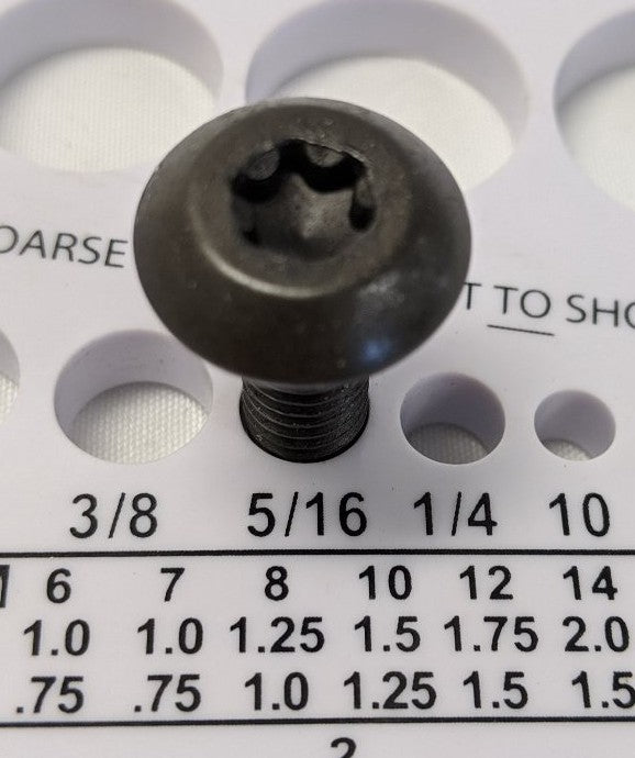 *Lot of 100* New 5/16"-18 x 1" Fully Threaded Coarse Steel Button Bolts