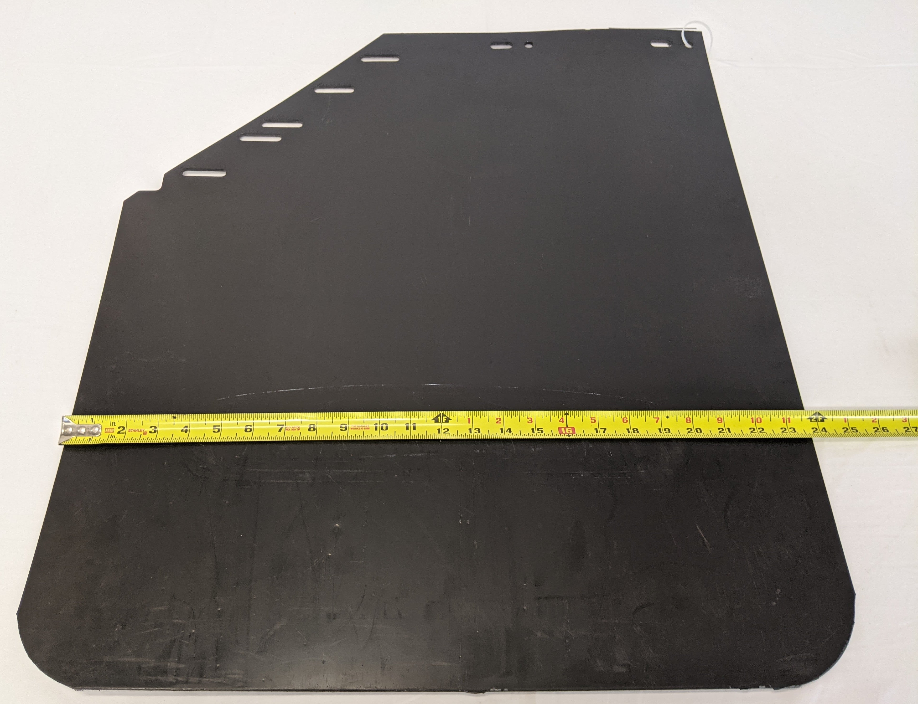 *Scratched* RH 27" 45 Degree Rear Angled Mud Flap w/ FTL Logo - P/N 22-79217-222 (10137514737980)