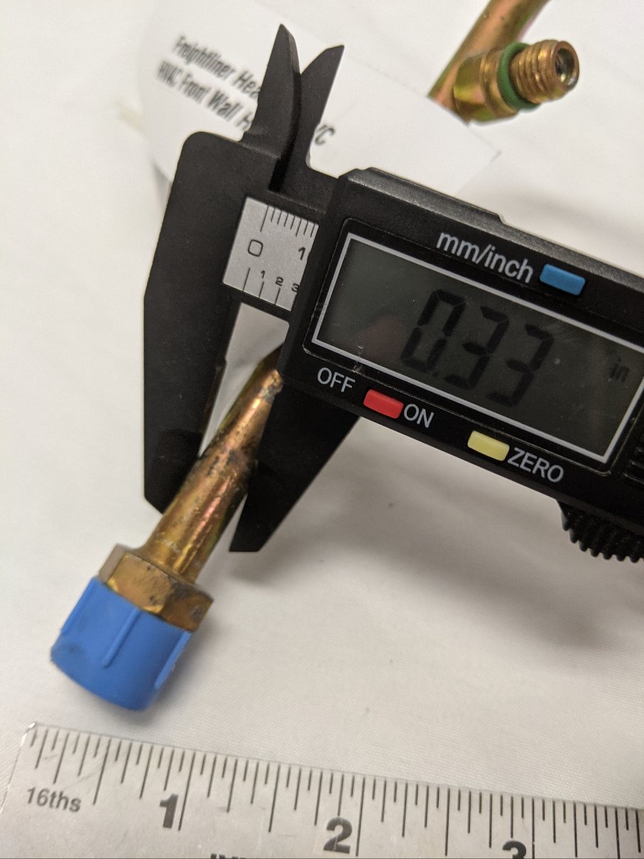 Freightliner Heater & A/C HVAC Front Wall Hardline - P/N 22-64745-001