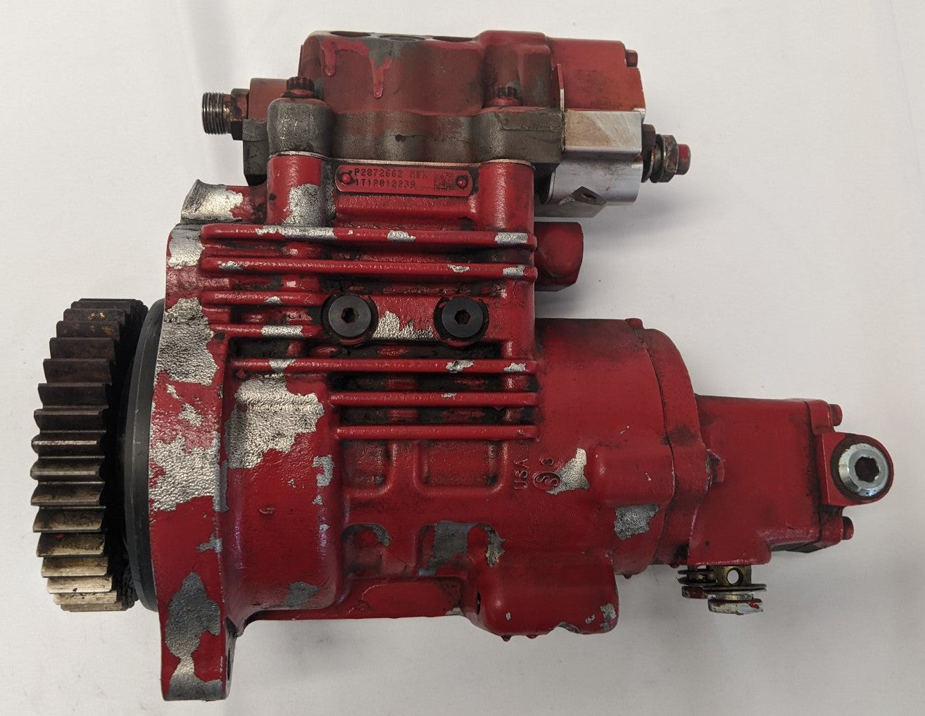 Used Cummins ISX15 Two Piston High Pressure Fuel Pump -P/N 2872662