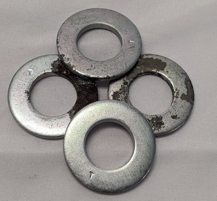 *Lot of 200* 5/8" x 1-5/16" x 1/8" Zinc Plated Steel Washers