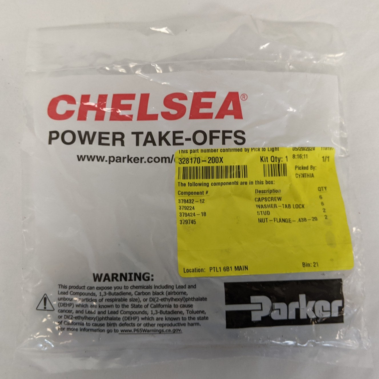 New Chelsea 5-P-1004 Power Take-Off (PTO) - P/N CHL489XLAHXV3XK (9891262366012)