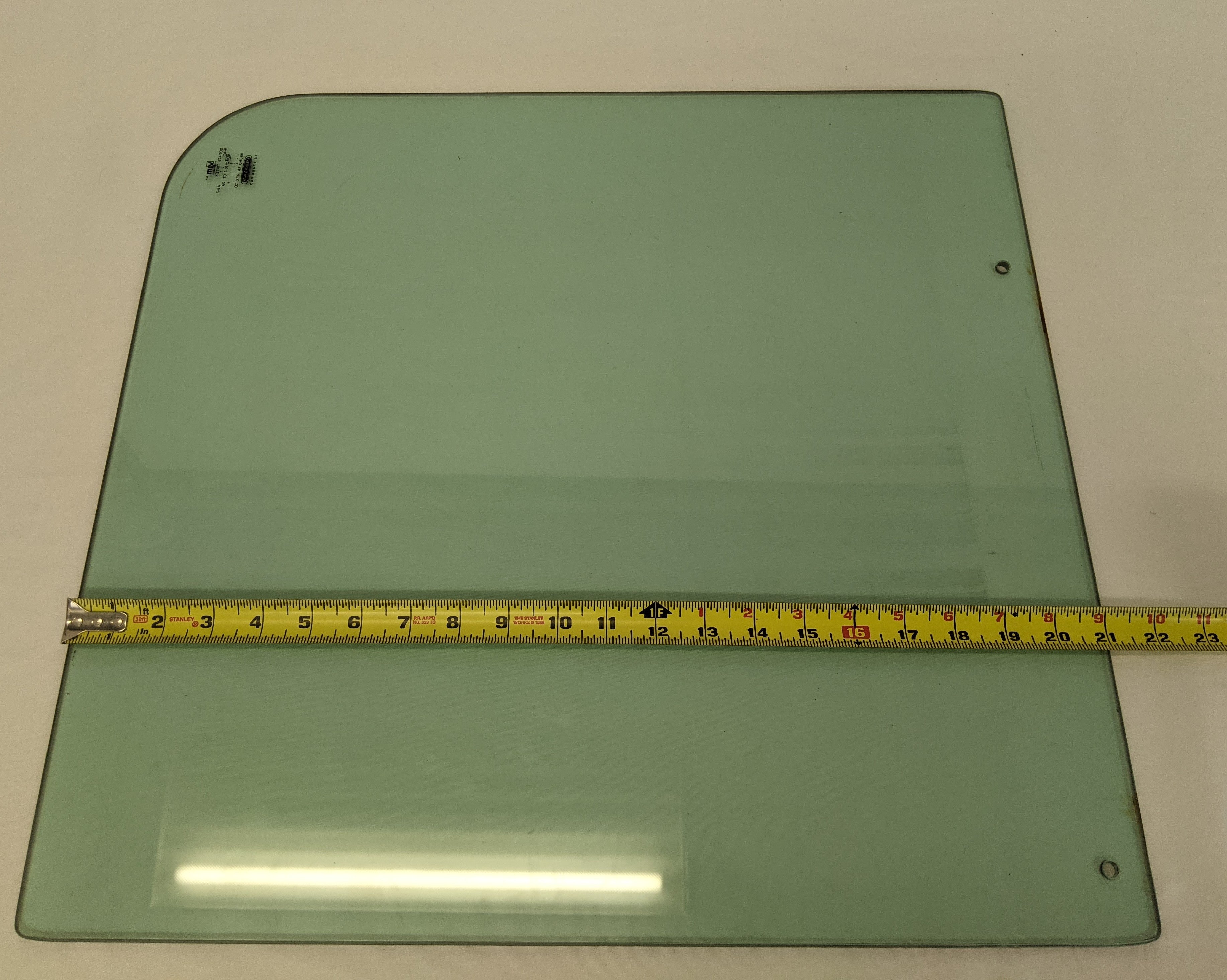 Used Freightliner FLD RH Tinted Electric Door Window Glass - P/N 18-17450-003 (10098510922044)