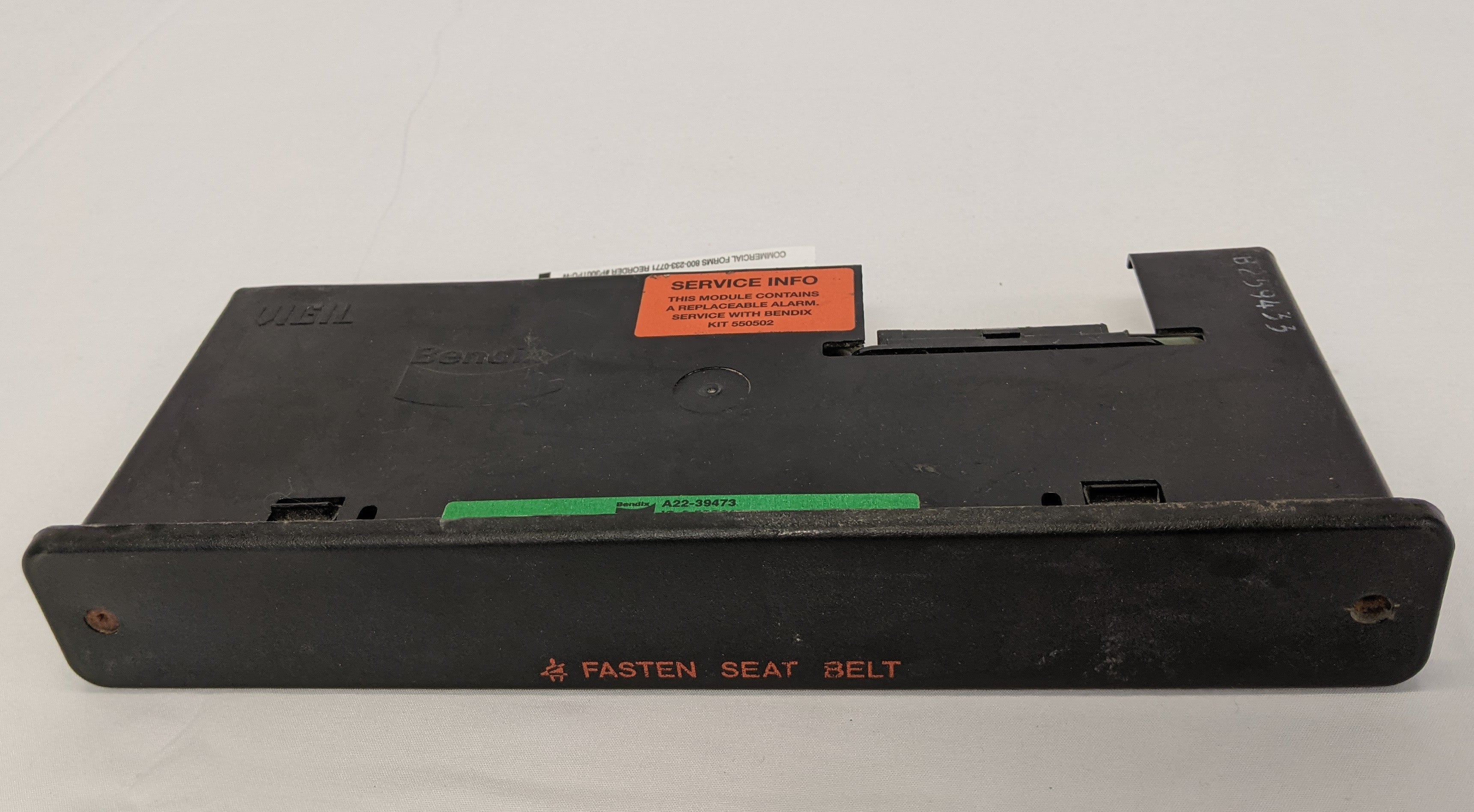 Damaged Freightliner FLD Mini-Message Center Light Bar - P/N A22-39473-000 (10089910370620)