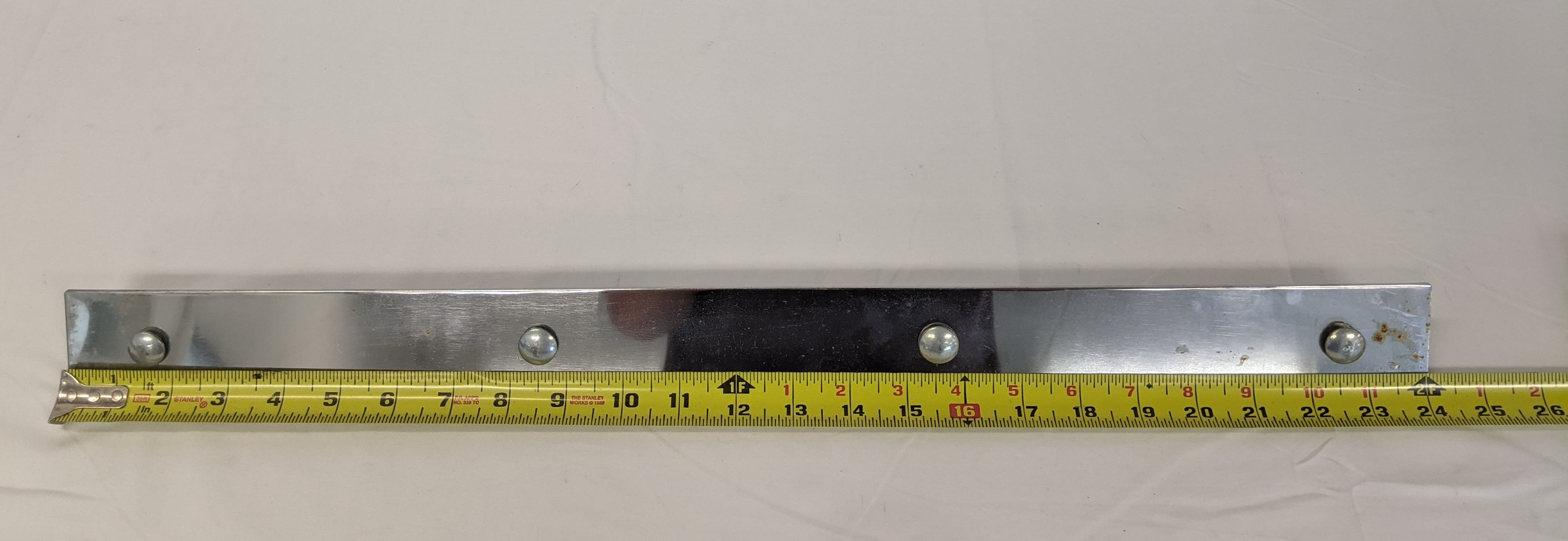 Alliance Chrome 24" x 2" Top Mud Flap Bolt Thru Mounting Plate (10126989001020)