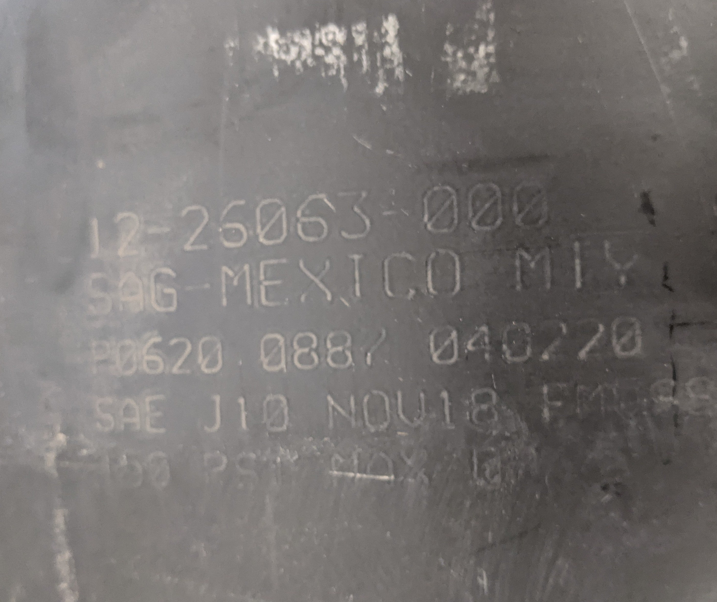 Freightliner Cascadia P4 11" 3160 cu. in Steel Air Tank - P/N  12-26063-000