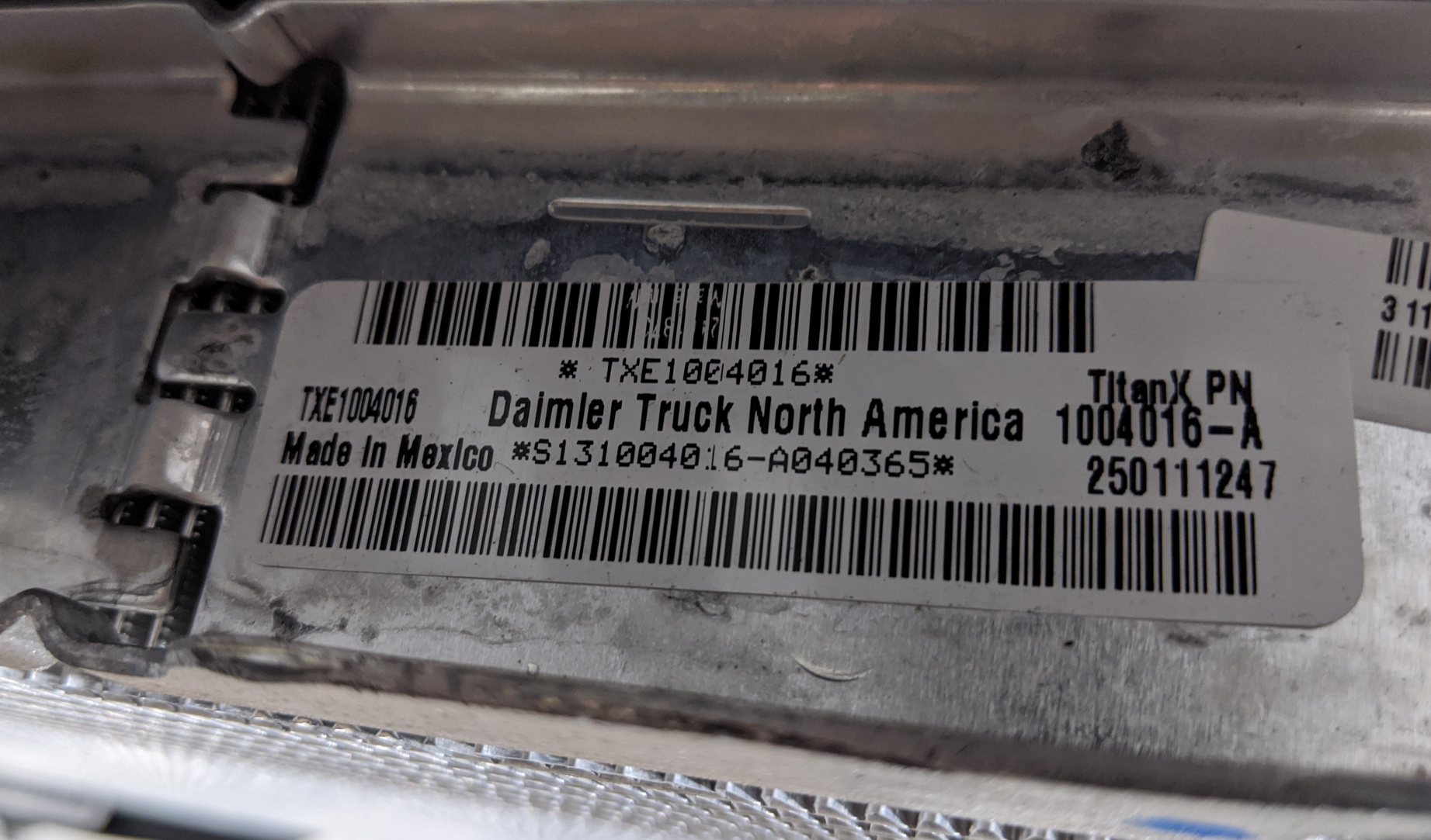 Freightliner M2 Radiator - TXE 1004016 & CAC - TXE 1030482 - P/N 05-37270-006 (8085612233020)