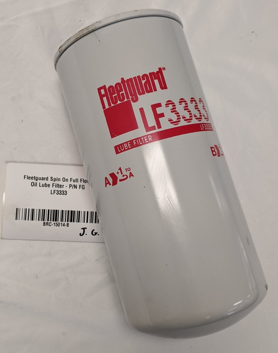 Fleetguard Spin On Full Flow Oil Lube Filter - P/N FG LF3333