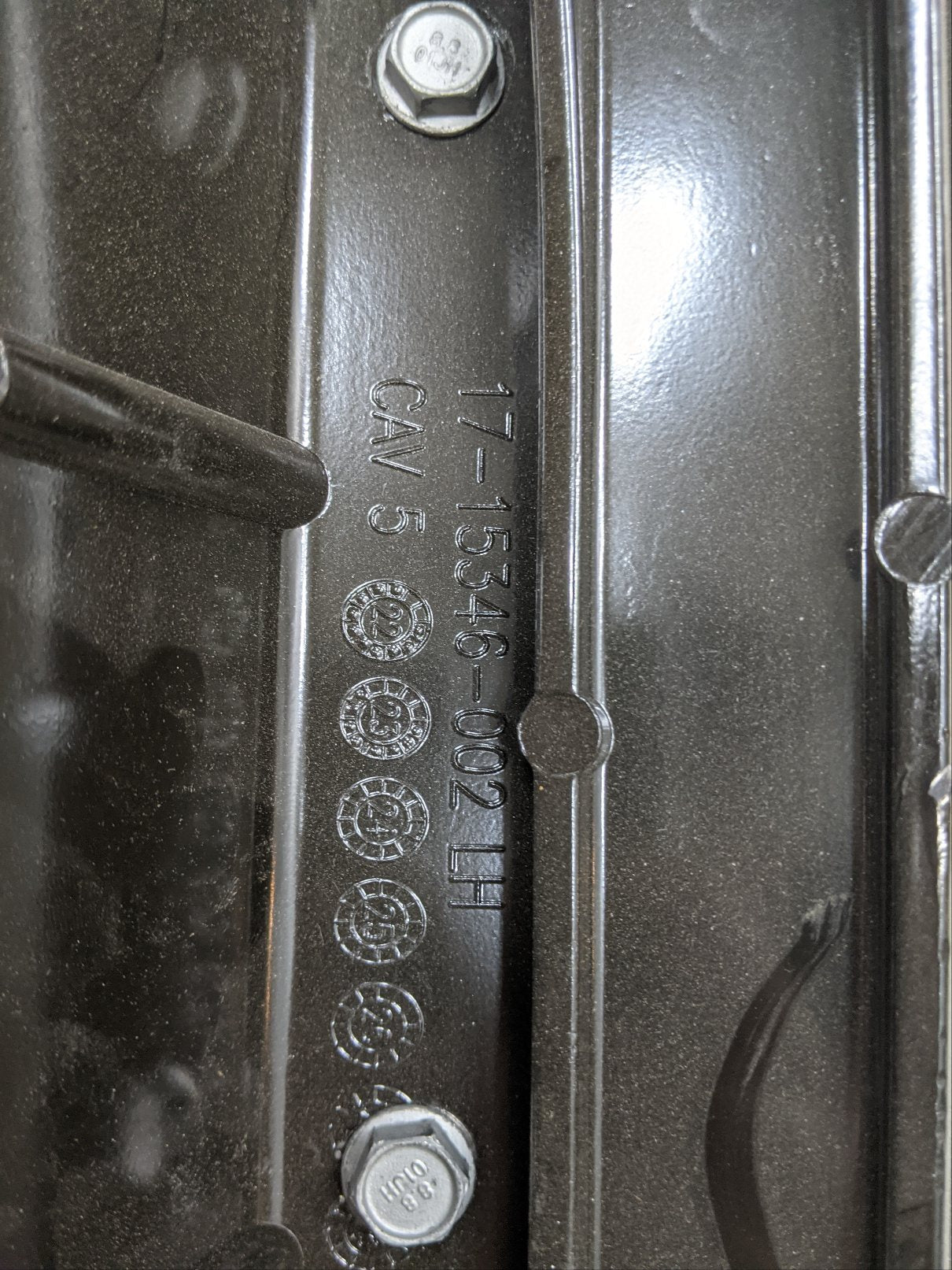 Freightliner LH Hood Reinforcement Panel & Bracket - 17-15292-002