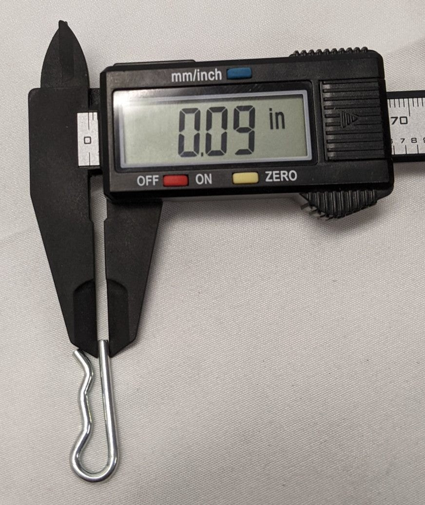 1/16" x 1-1/16" R-Style Hitch Cotter Pins Zinc | Lot/100