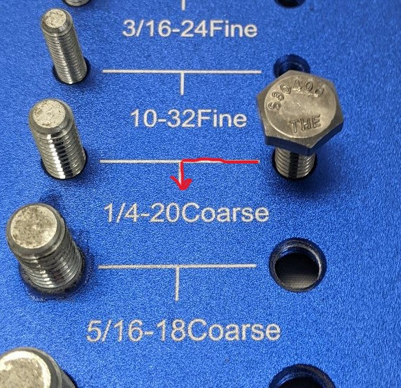 *Lot of 100* New 1/4"-20 x 1" Fully Threaded Coarse Stainless Steel Hex Bolts