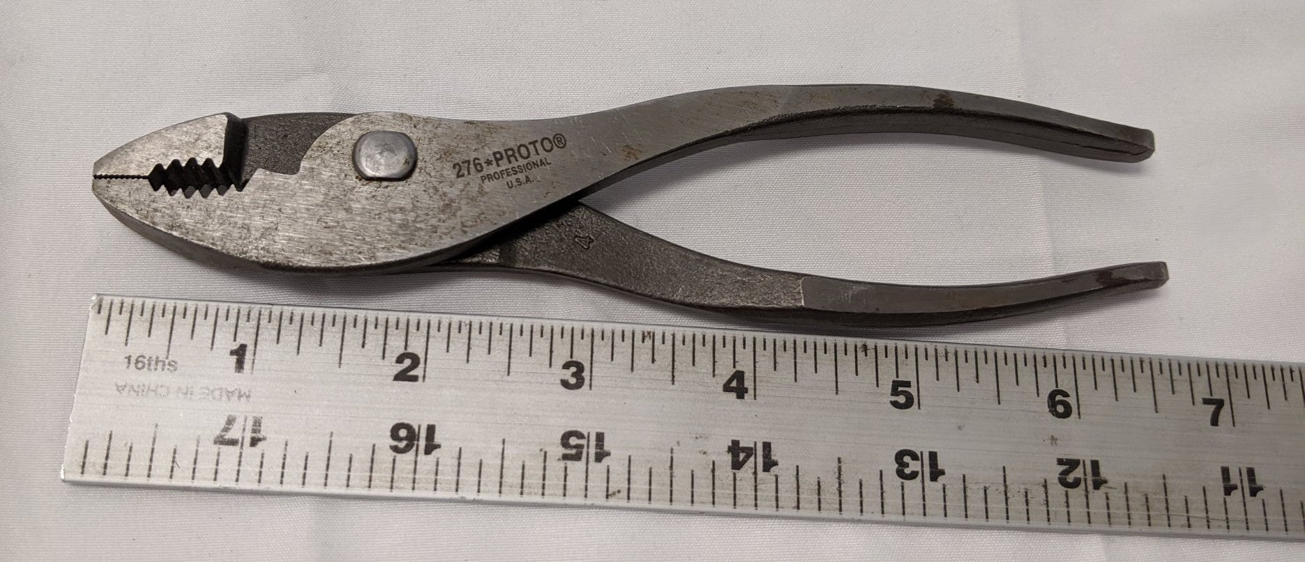 Proto 276 Round Nose Slip Joint Pliers 6.5" Lot of 5 - Metal Handle