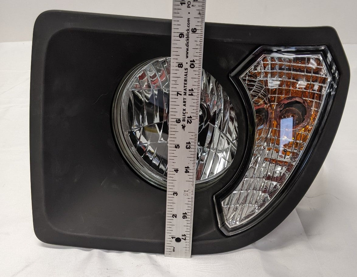 Freightliner 108SD 114SD SBA LH Black Bezel Headlight | A06-88632-004