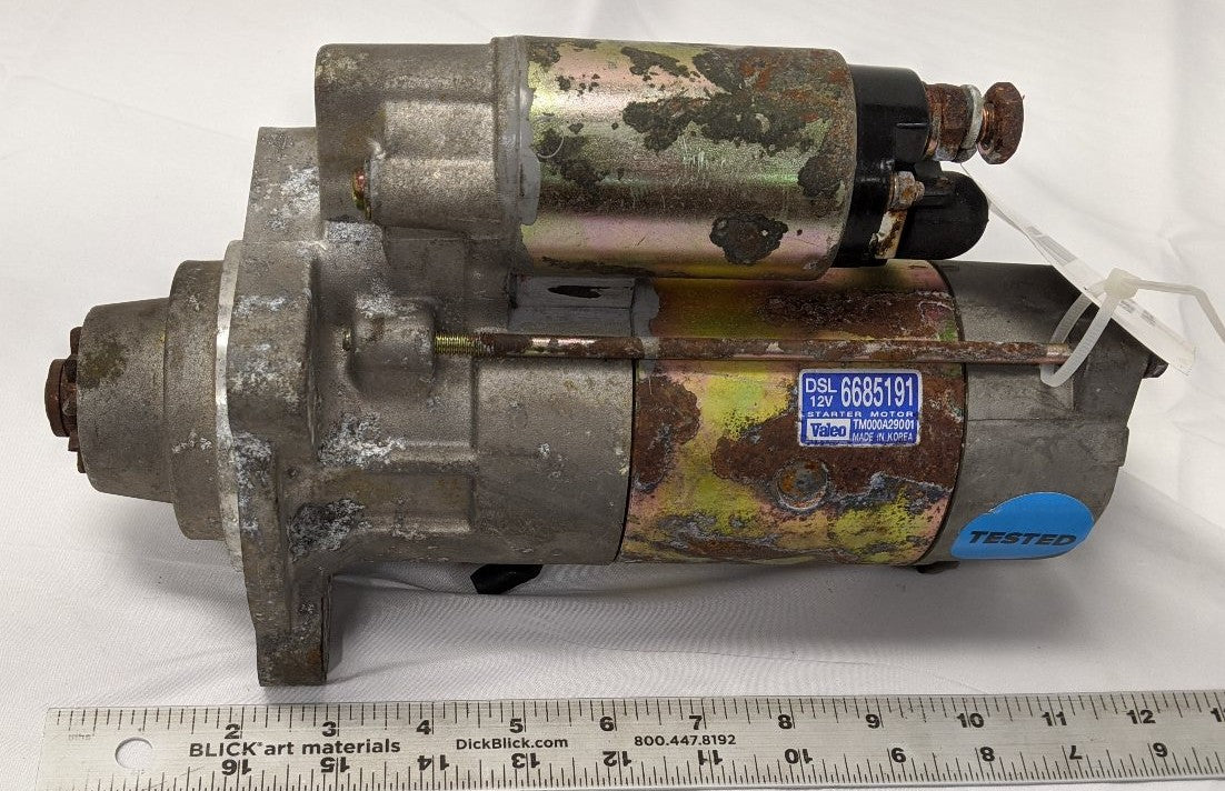 Used Bobcat Valeo 12 V Starter Motor - P/N 6685191