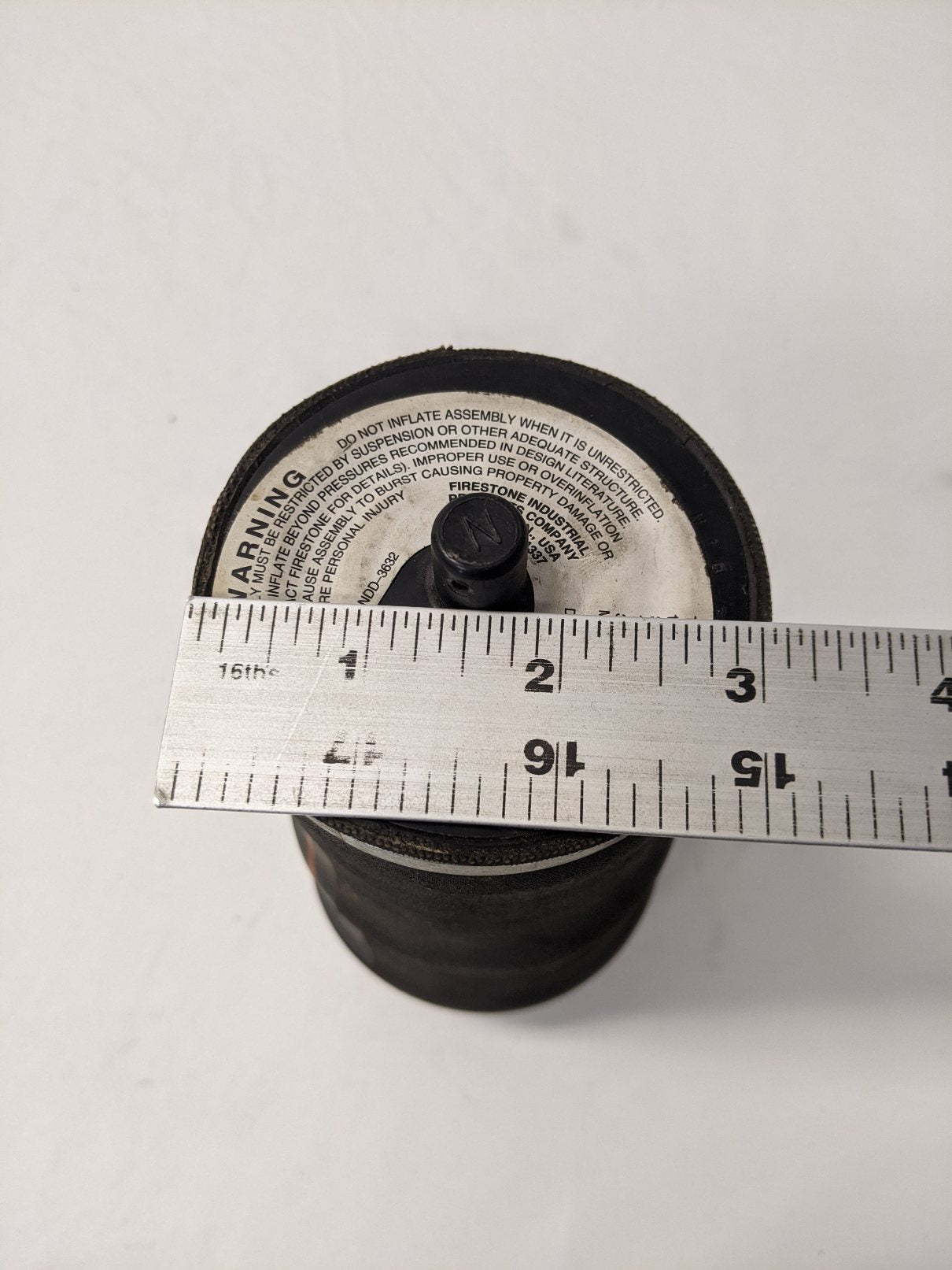 Used Firestone Airide Sleeve Style Air Spring - P/N 328035-01