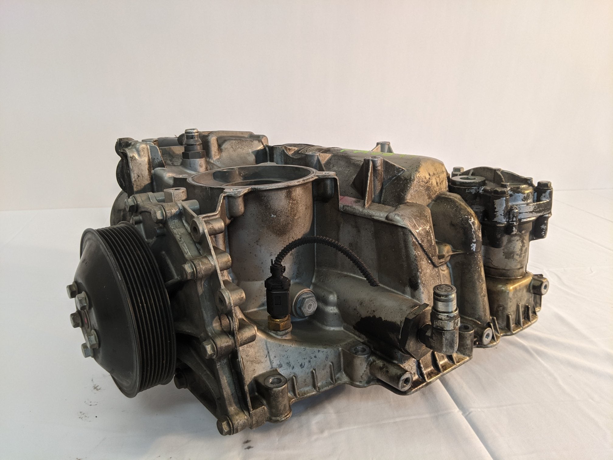 Used Detroit DD13 Engine Oil Coolant Module Assembly - P/N A 471 180 38 10 (10069615345980)