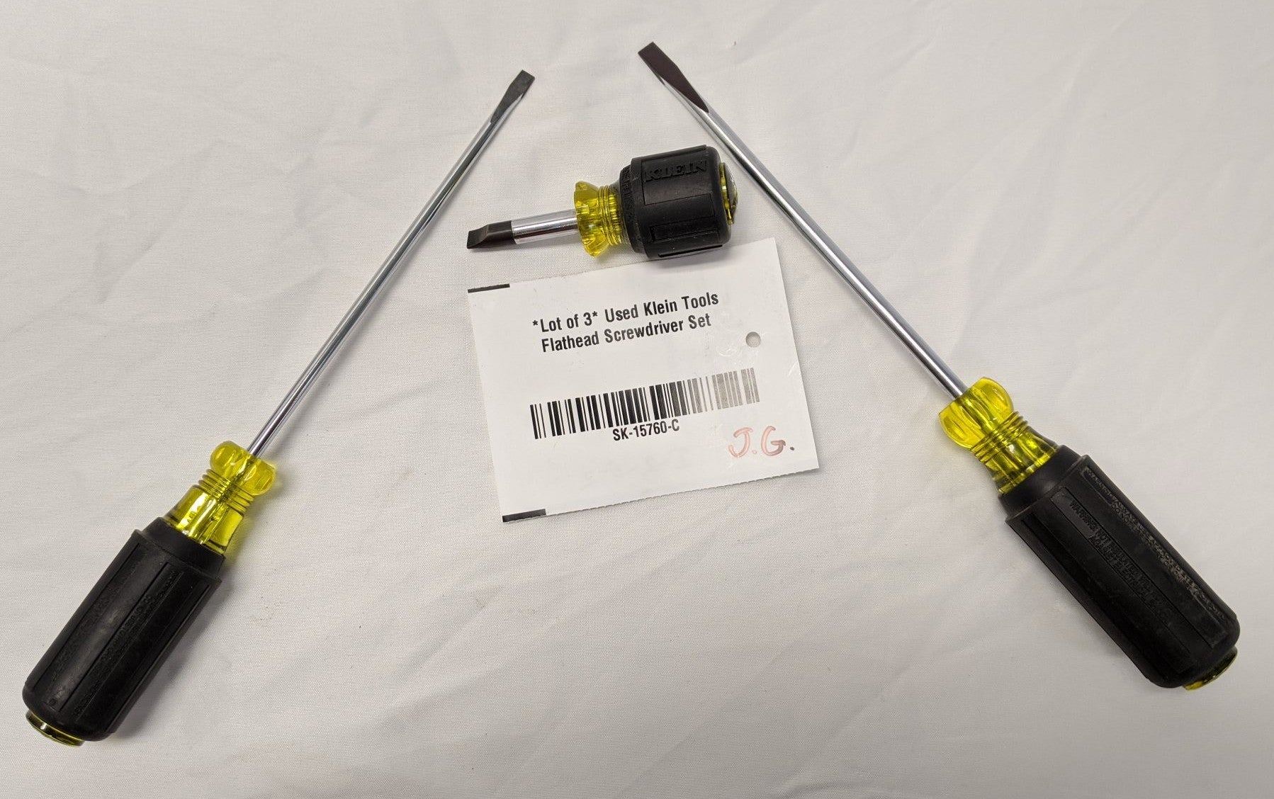 Klein Flathead Screwdriver (3-Piece Set) - Used