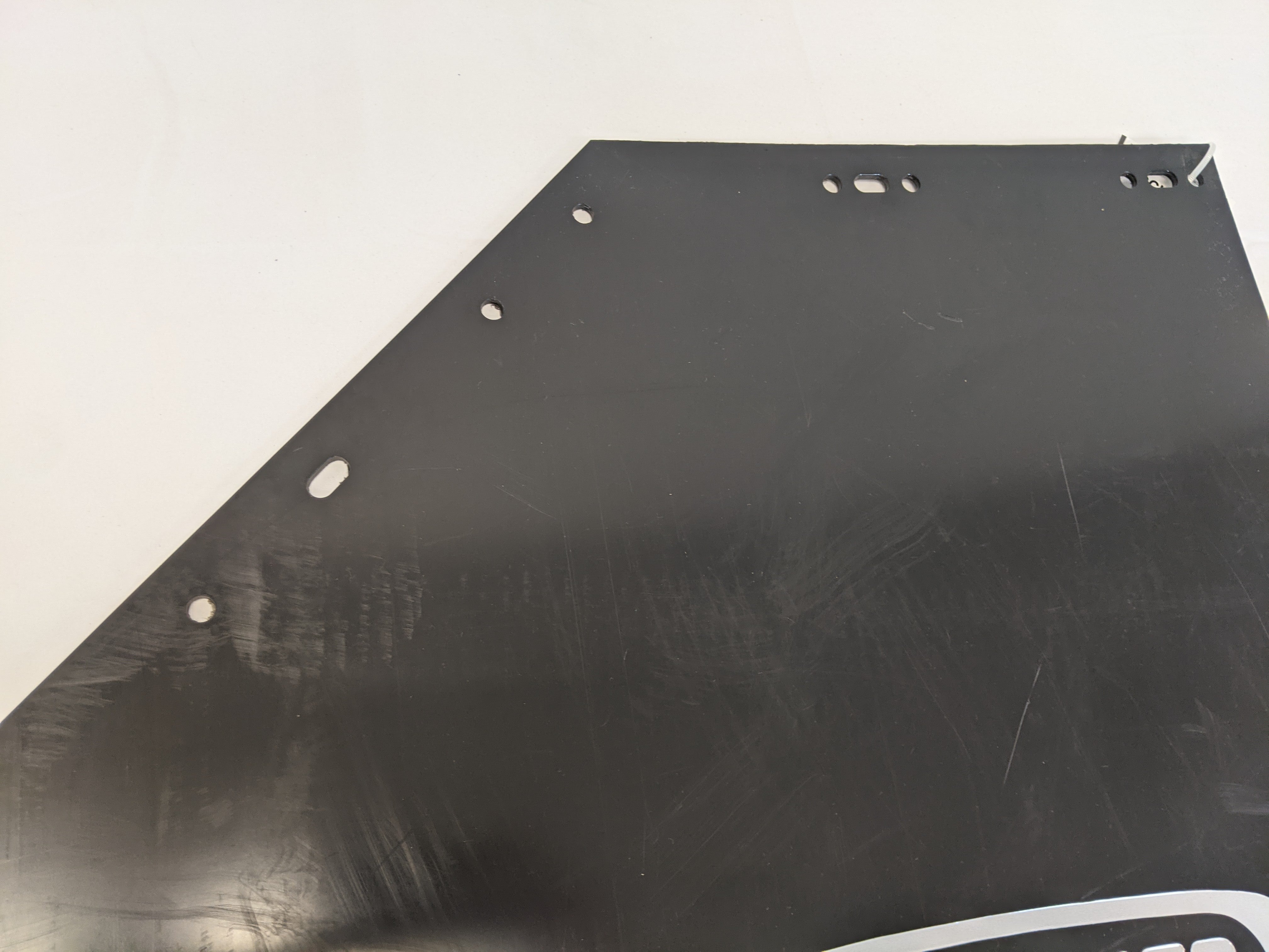 Freightliner LH 24" Rear Black Mud Flap w/ Logo - P/N  22-69608-211 (8154336330044)