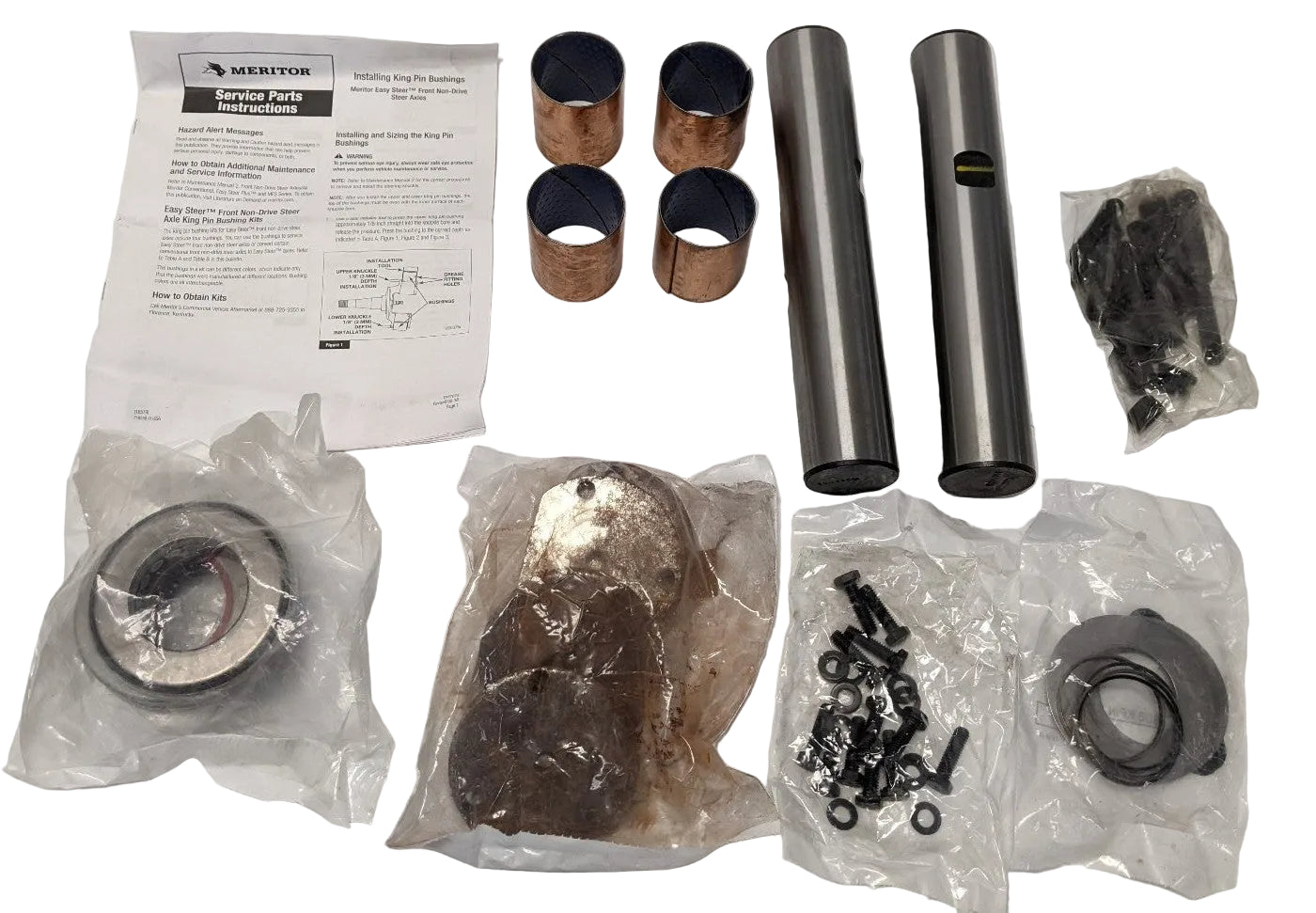 Meritor EasySteer King Pin Kit Non-Driven Axle R201312