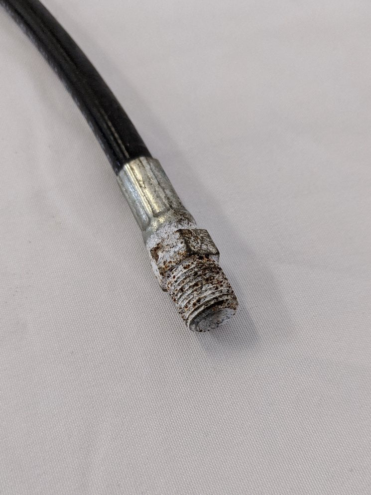 Used Parker No. 2 Clutch Grease Zerk Hose Line - P/N A23-13605-018 (6695479541846)