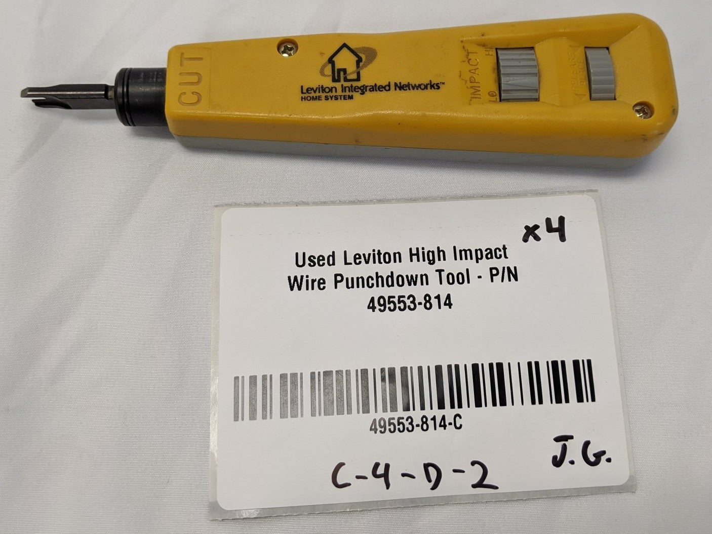 Leviton Wire Punchdown Tool - 49553-814 - LO/HI w/ Blade