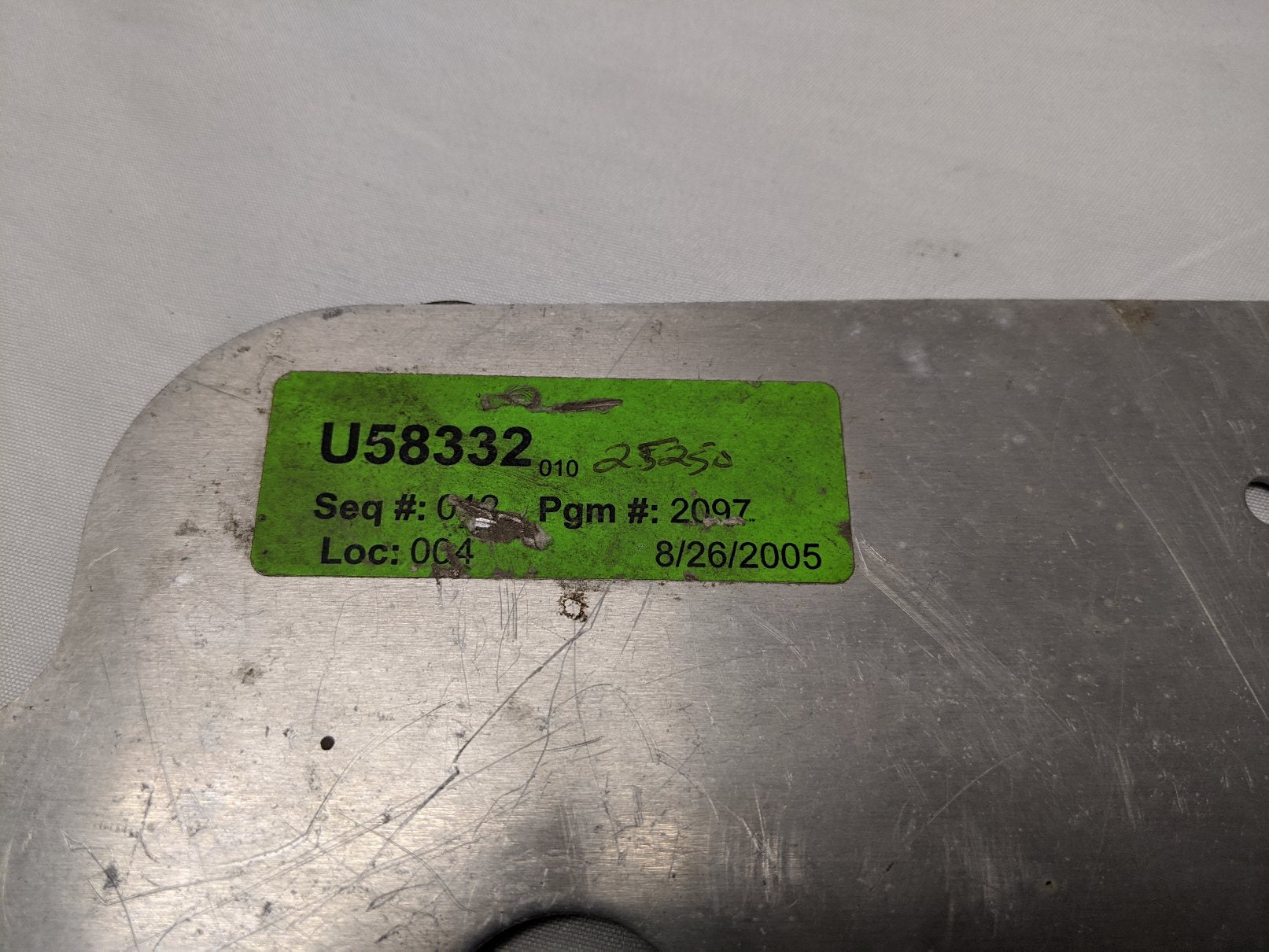 22-45867-010 - Freightliner Blank Instrument Dash Panel - Used