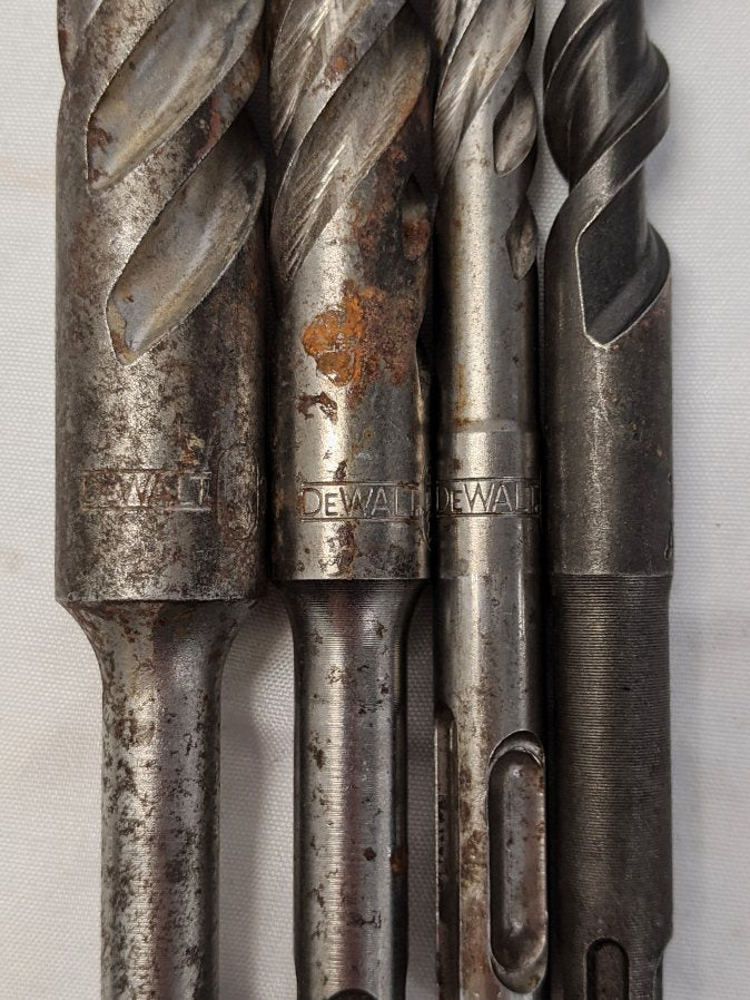DeWalt SDS Plus Drill Bit Set 4pc - DW5430, DW5447, DW5455