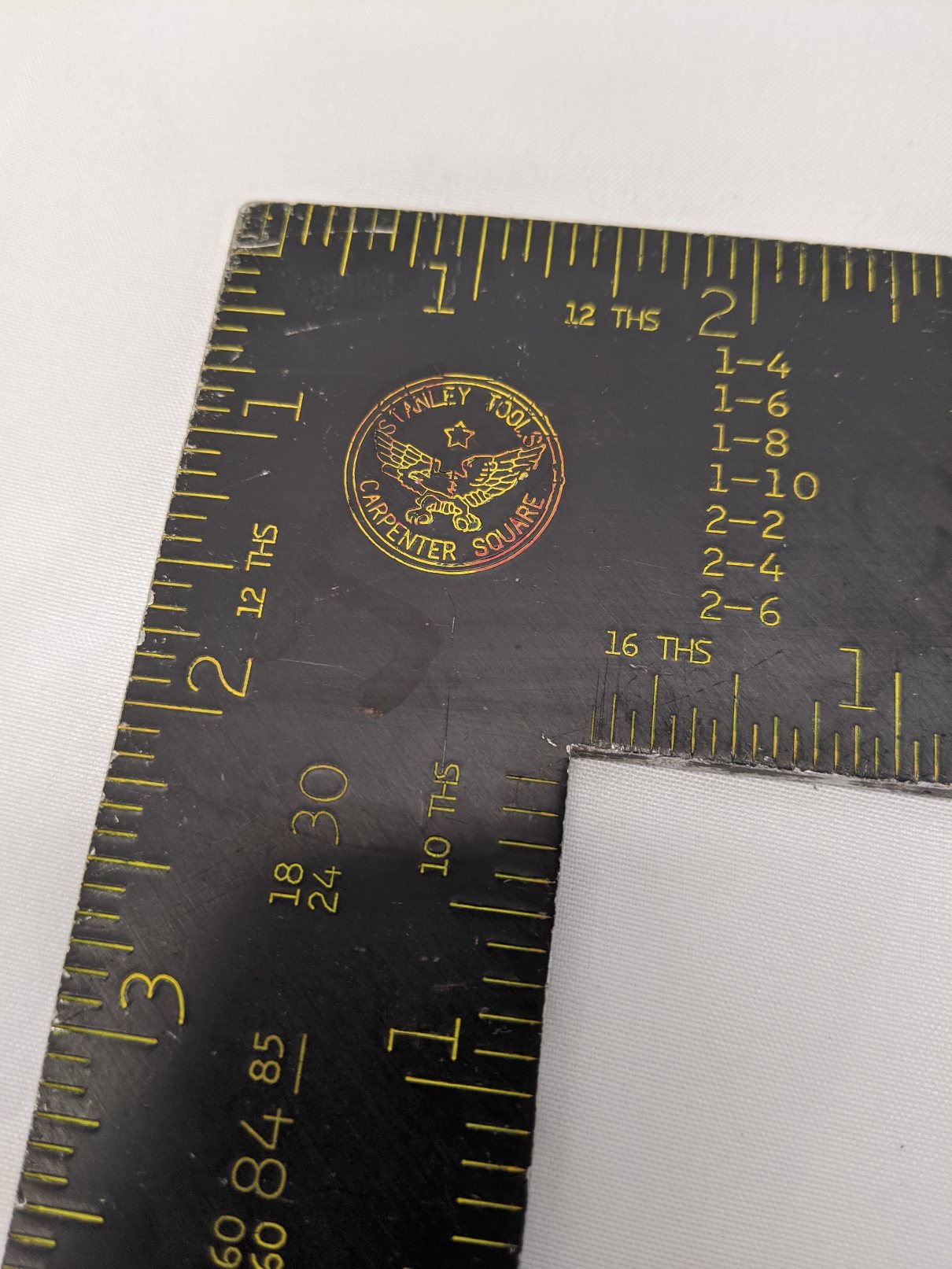 Stanley Carpenter Squares - 24" & 12" Framing Squares, 45-011 & 45-912, Lot of 4