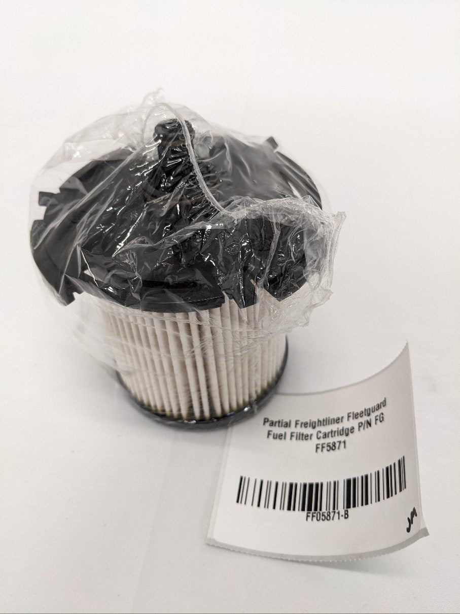 Partial Freightliner Fleetguard Fuel Filter Cartridge P/N FG FF5871 (10140731375932)