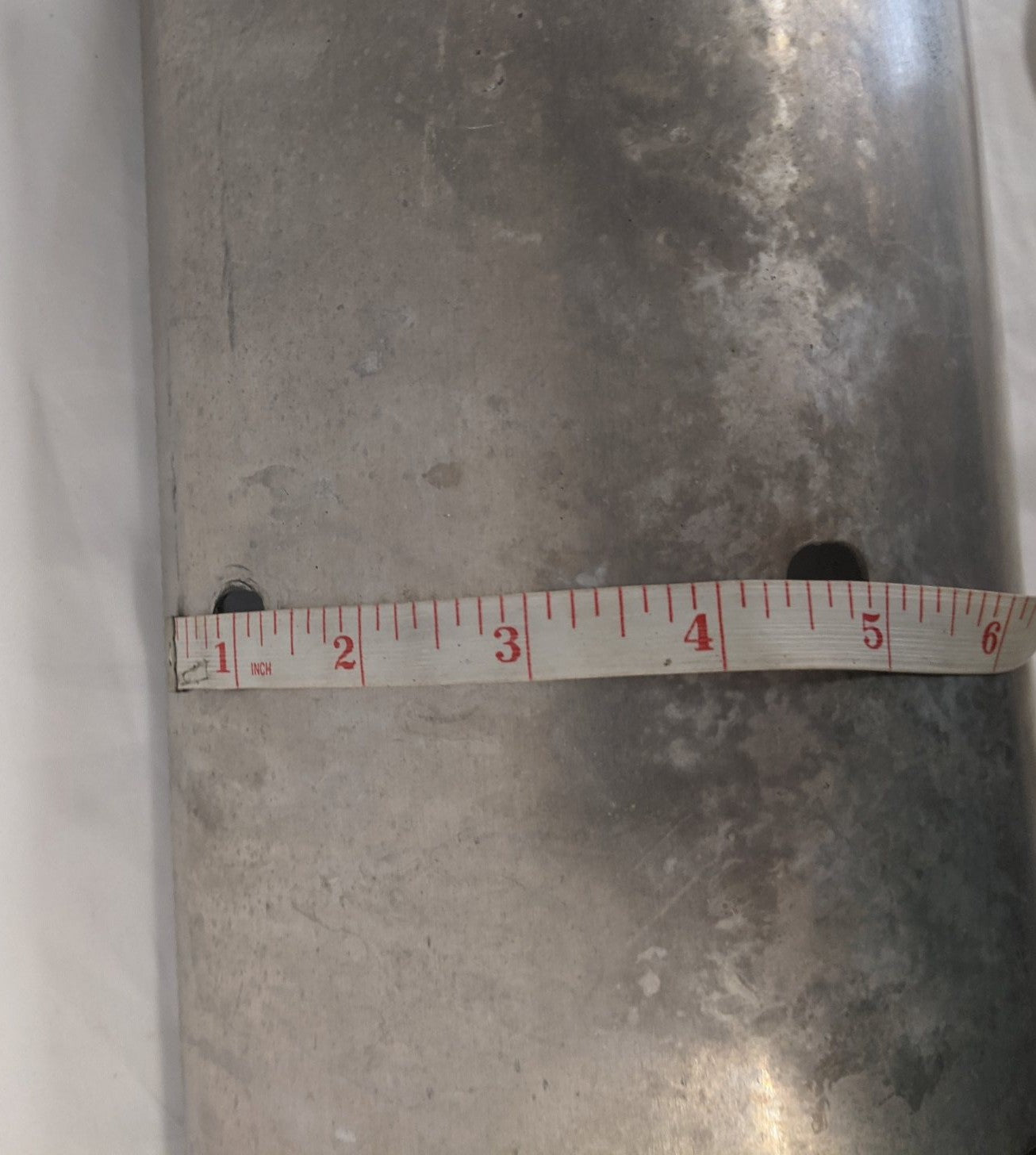 Used Freightliner 4 IN X 52 IN Vertical Exhaust Stack Shield- P/N 04-20538-000