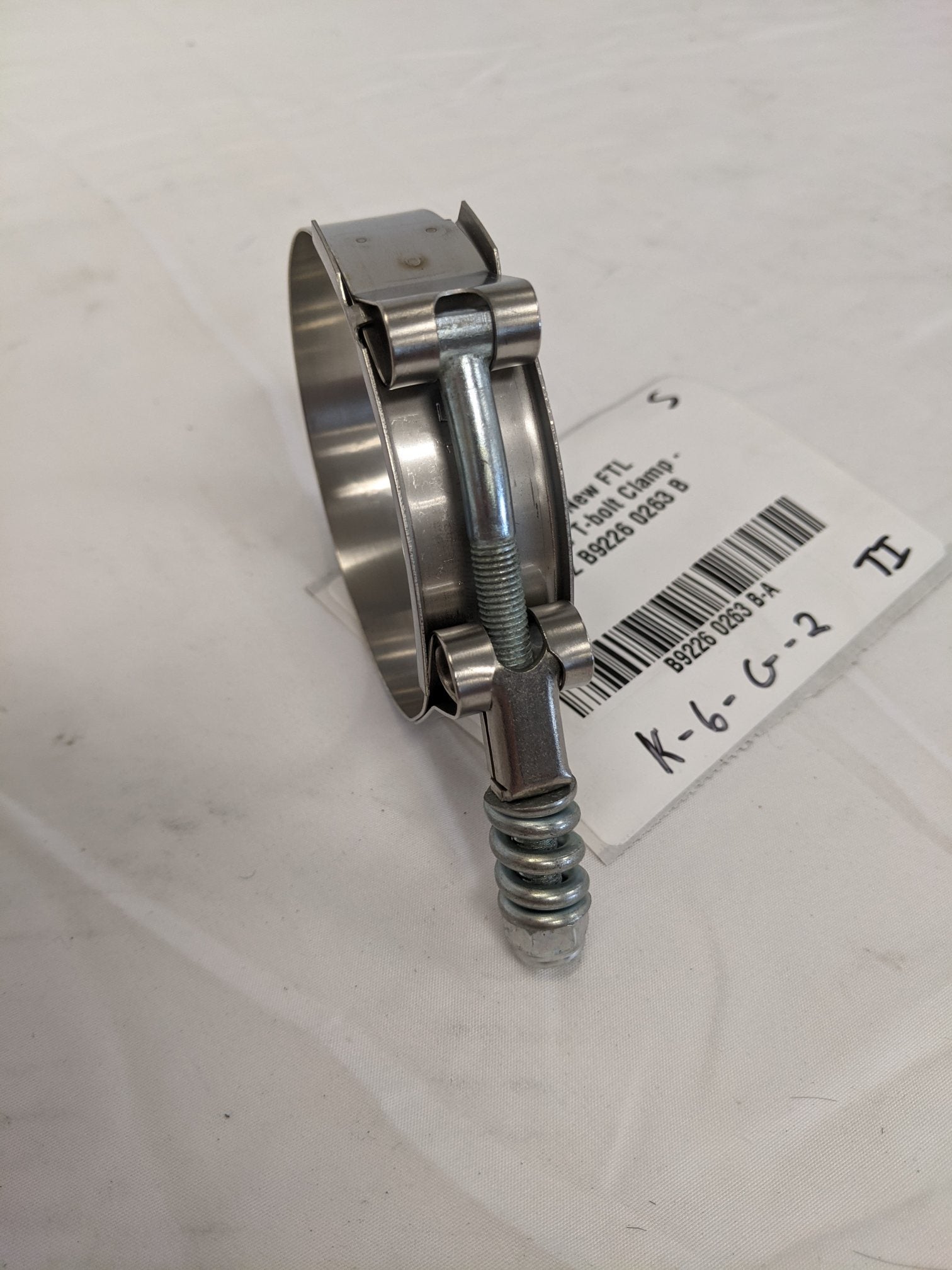 *Lot of 4* New FTL Spring-loaded T-bolt Clamp - P/N BRZ B9226 0263 B (10161427480892)
