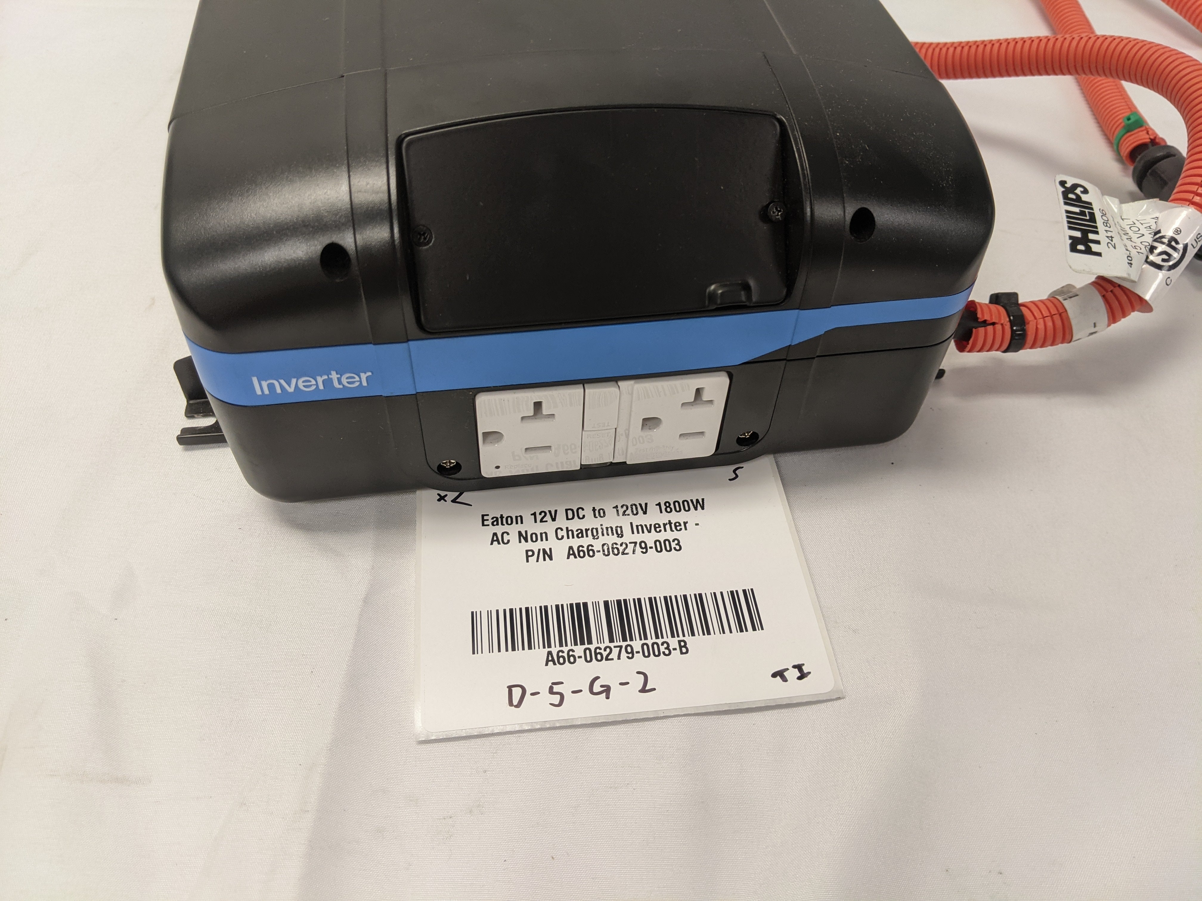 Eaton 1800W 12V DC to 120V AC Truck Inverter A66-06279-003