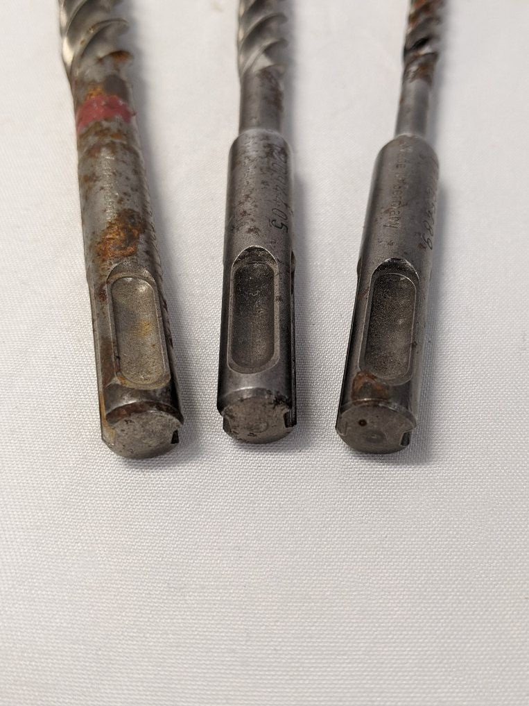 Hilti TE-CX SDS Plus Masonry Drill Bit - Lot 9pc - 1/4-1/2"