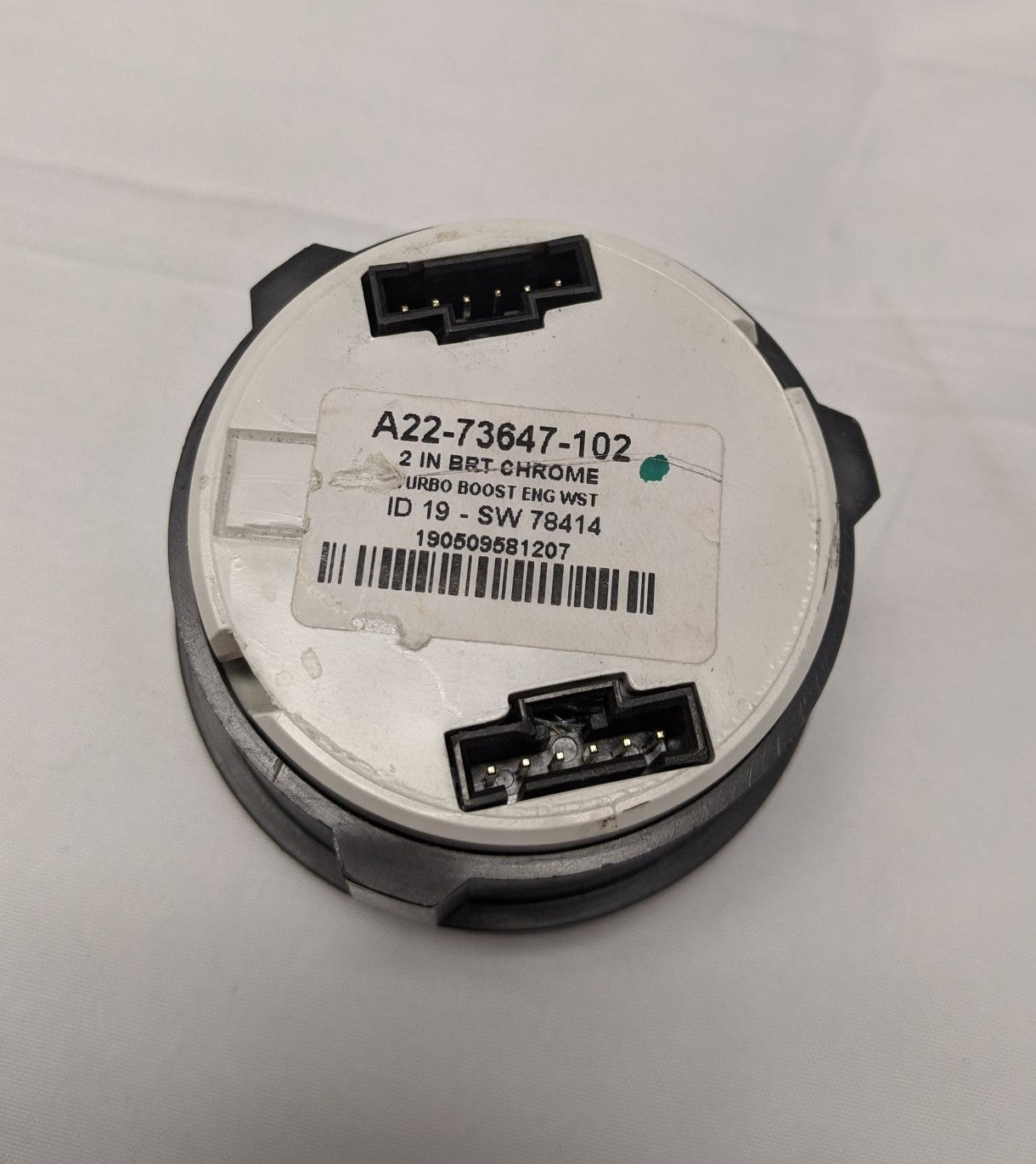 Western Star Chrome Turbo Air Pressure PSI Gauge - P/N A22-73647-102