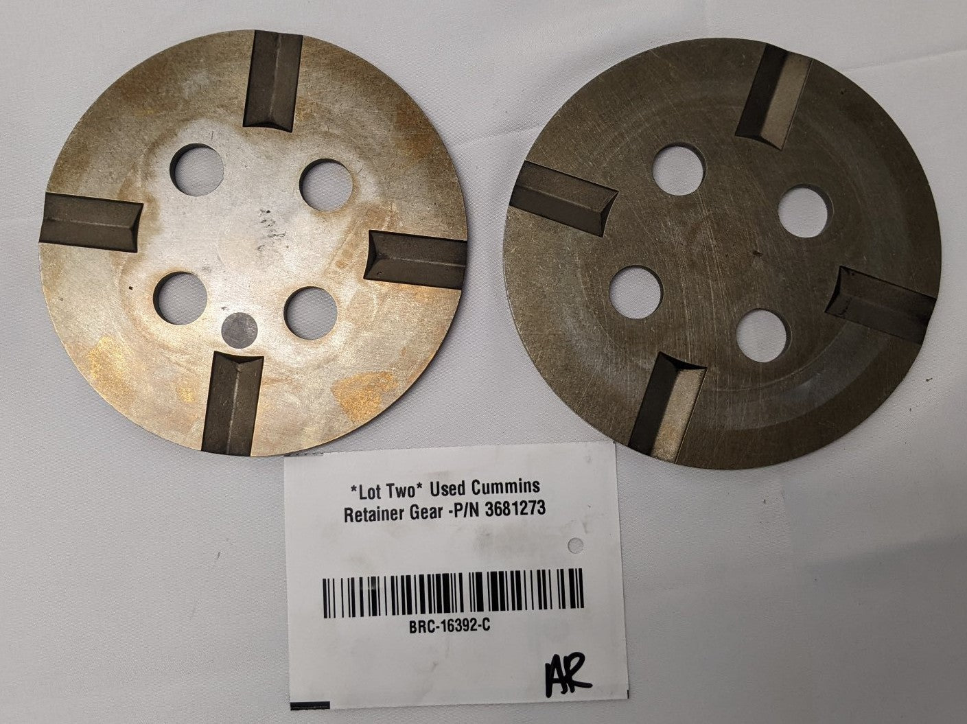 *Lot Of Two* Used Cummins Retainer Gears -P/N 3681273