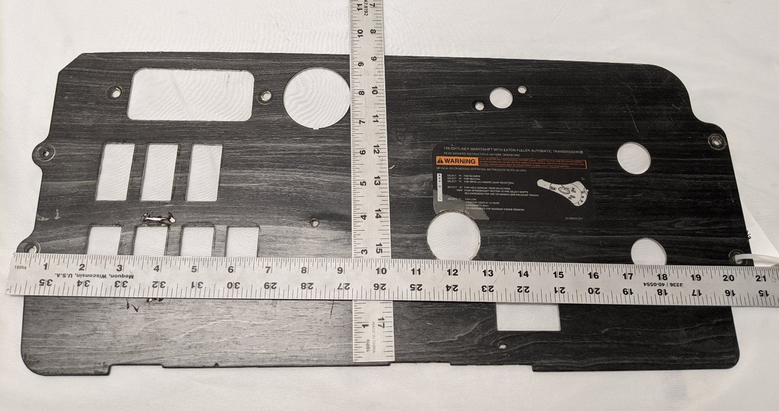 22-45867-010 - Freightliner Blank Instrument Dash Panel - Used