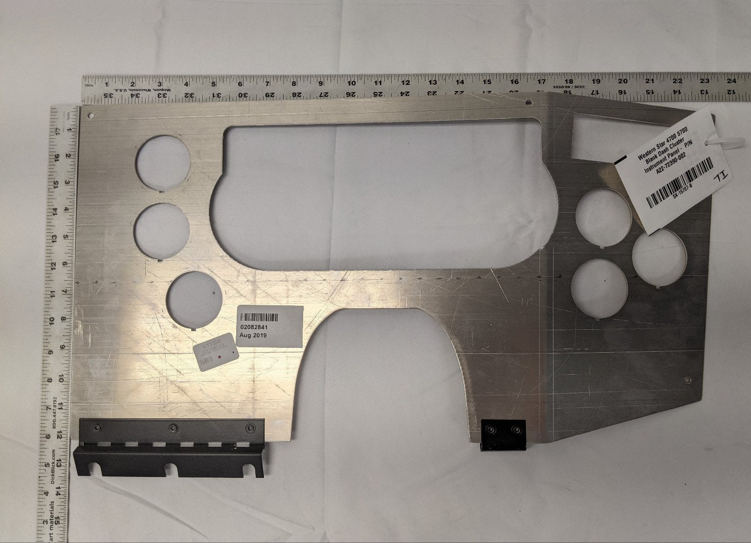 Western Star 4700 5700 Blank Dash Cluster Instrument Panel -  P/N A22-72390-002
