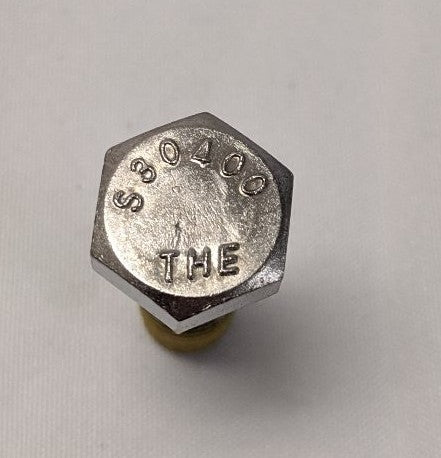 5/16"-18 x 1" Stainless Steel Hex Bolts - 18-8 (304), Fully Threaded, Lot of 50