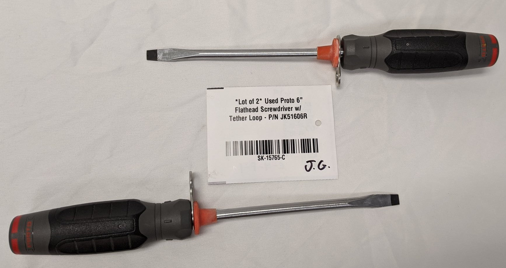 Proto 6" Flathead Screwdriver (used) - 2-Pack - JK51606R
