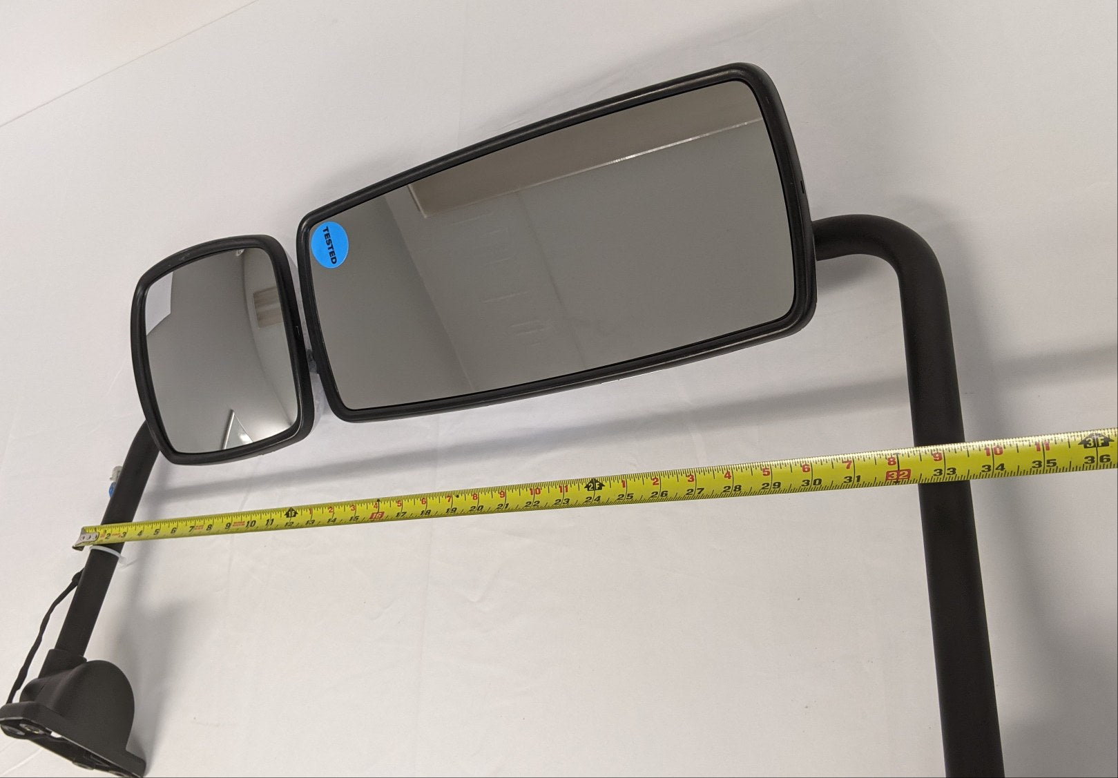 *Cracked* Freightliner M2 LH Detroit AAT  Chrome Mirror - P/N  A22-74243-031 (9920040829244)