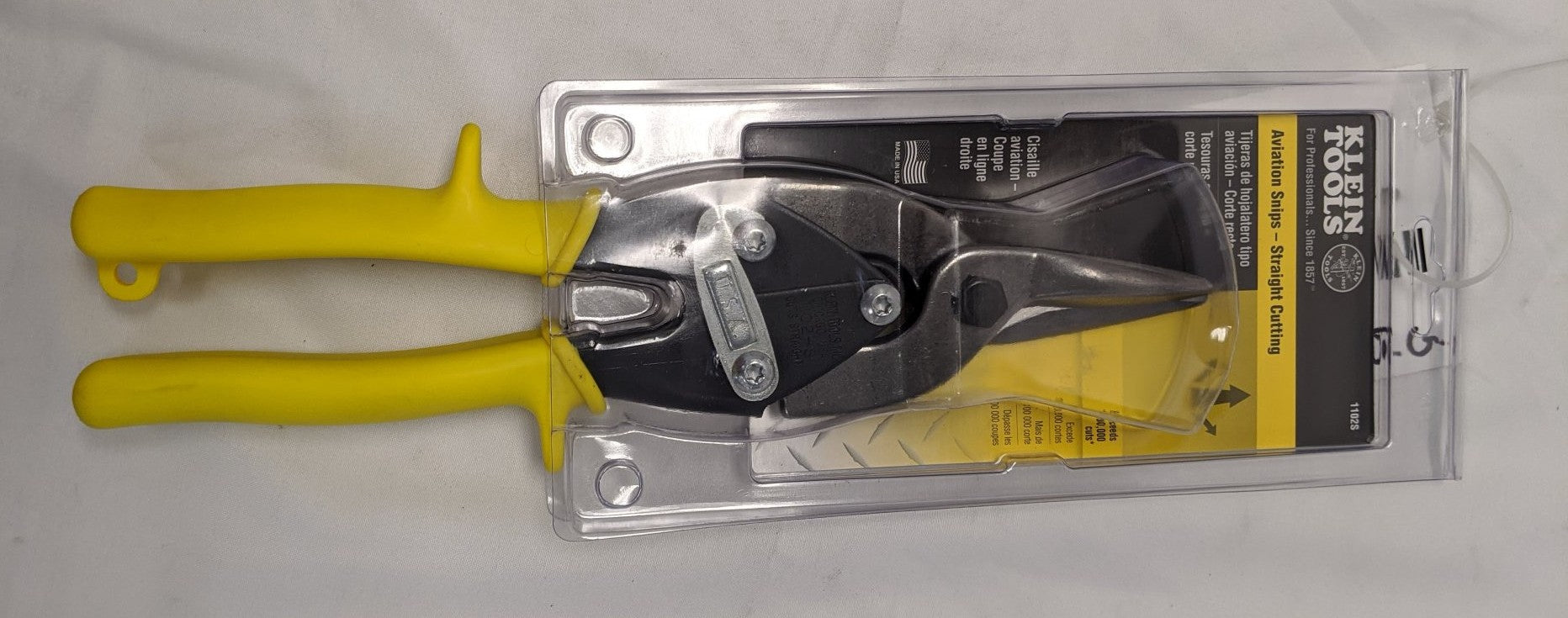 Klein Journeyman Aviation Snips Straight Cut 1.5" J1102S