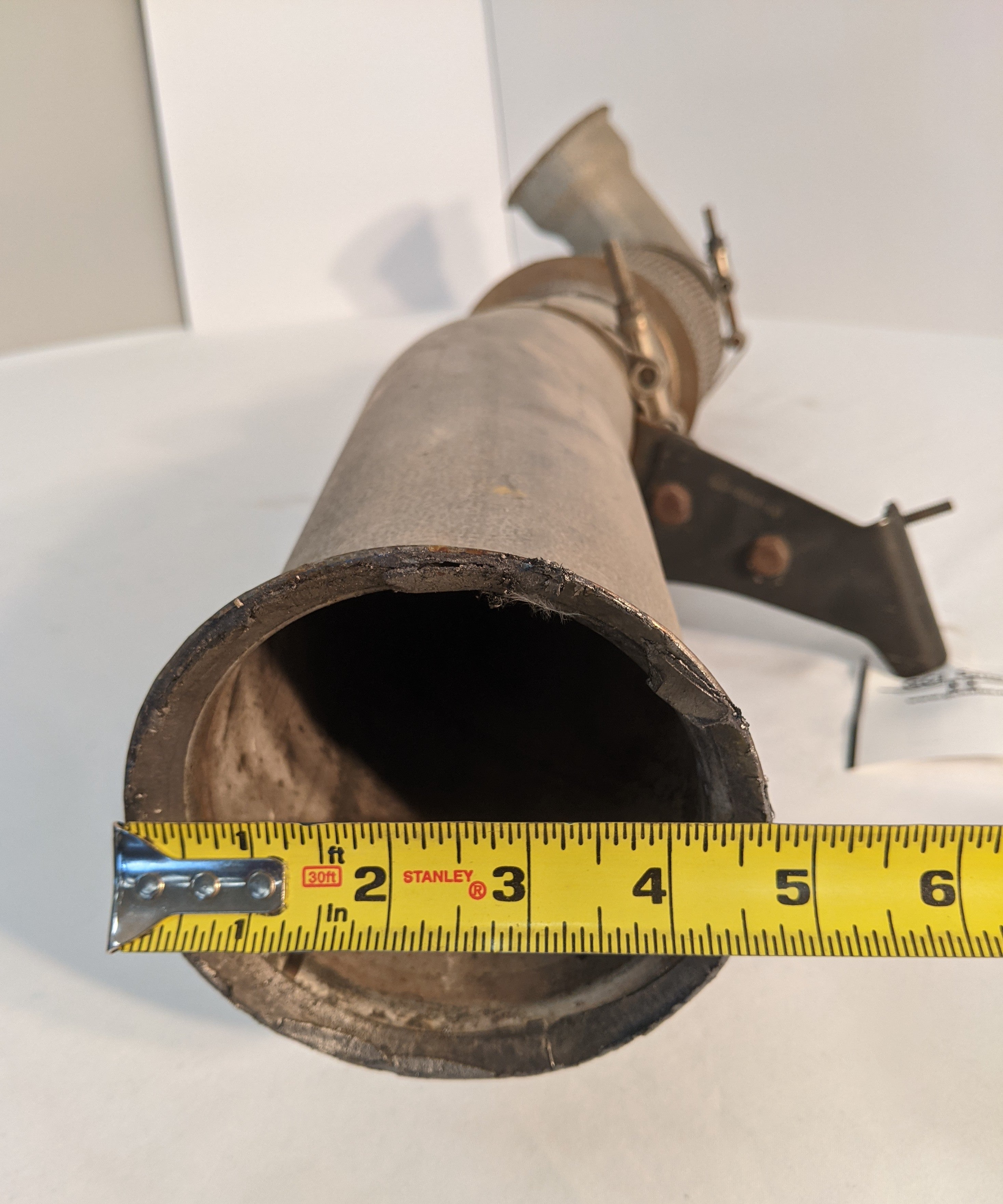 Used Freightliner DD13 4" Exhaust Inlet Bellows & Elbow Pipe - P/N 04-28907-000 (10093198803260)