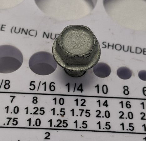 *Lot of 100* New 1/4" x 1" Full Thread Galvanized Steel Plastic Rolling Hex Screw