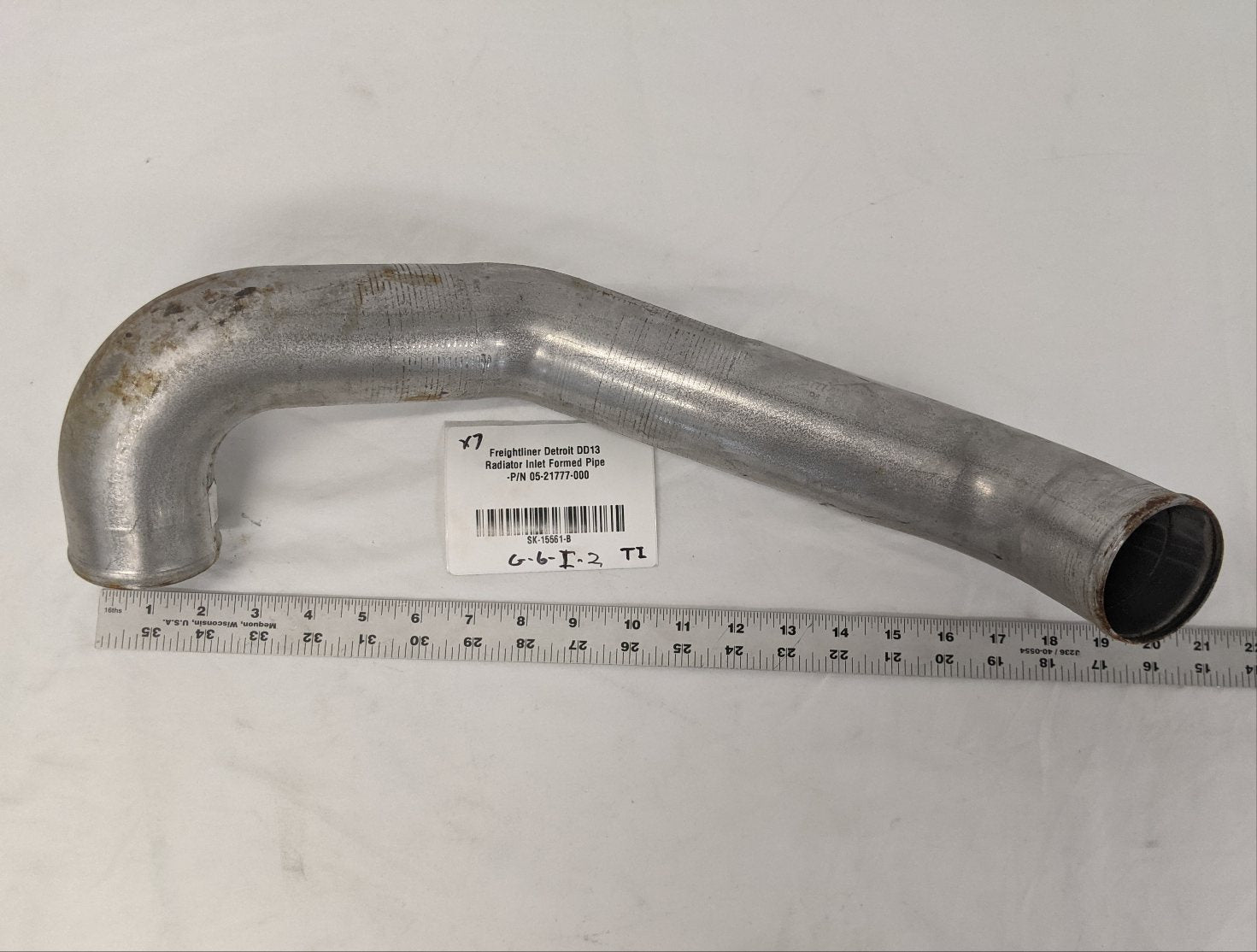 Freightliner Detroit DD13 Radiator Inlet Formed Pipe -P/N 05-21777-000