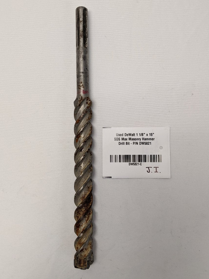 DeWalt 1-1/8x15 SDS Max Masonry Drill Bit - DW5821