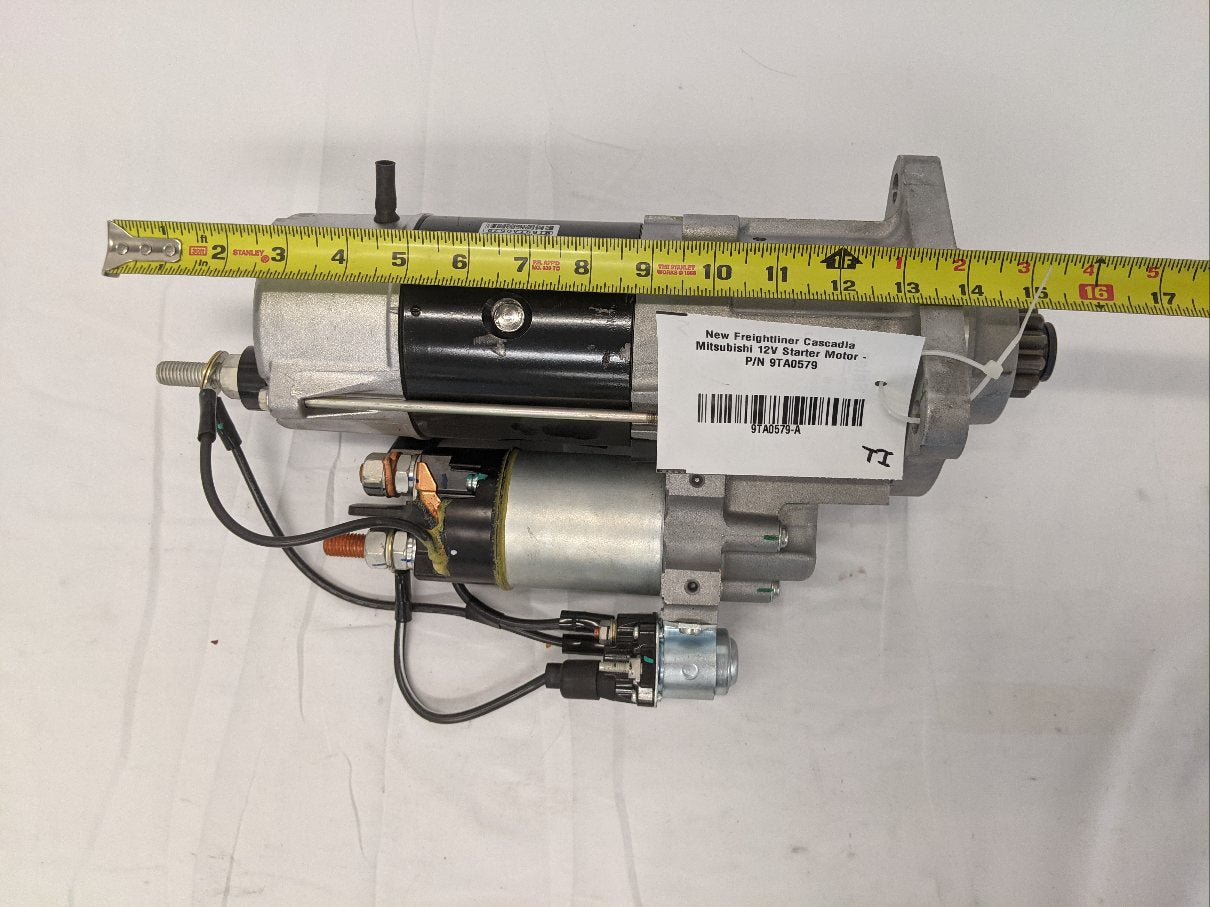 New Freightliner Cascadia Mitsubishi 12V Starter Motor - P/N 9TA0579 (10162175967548)