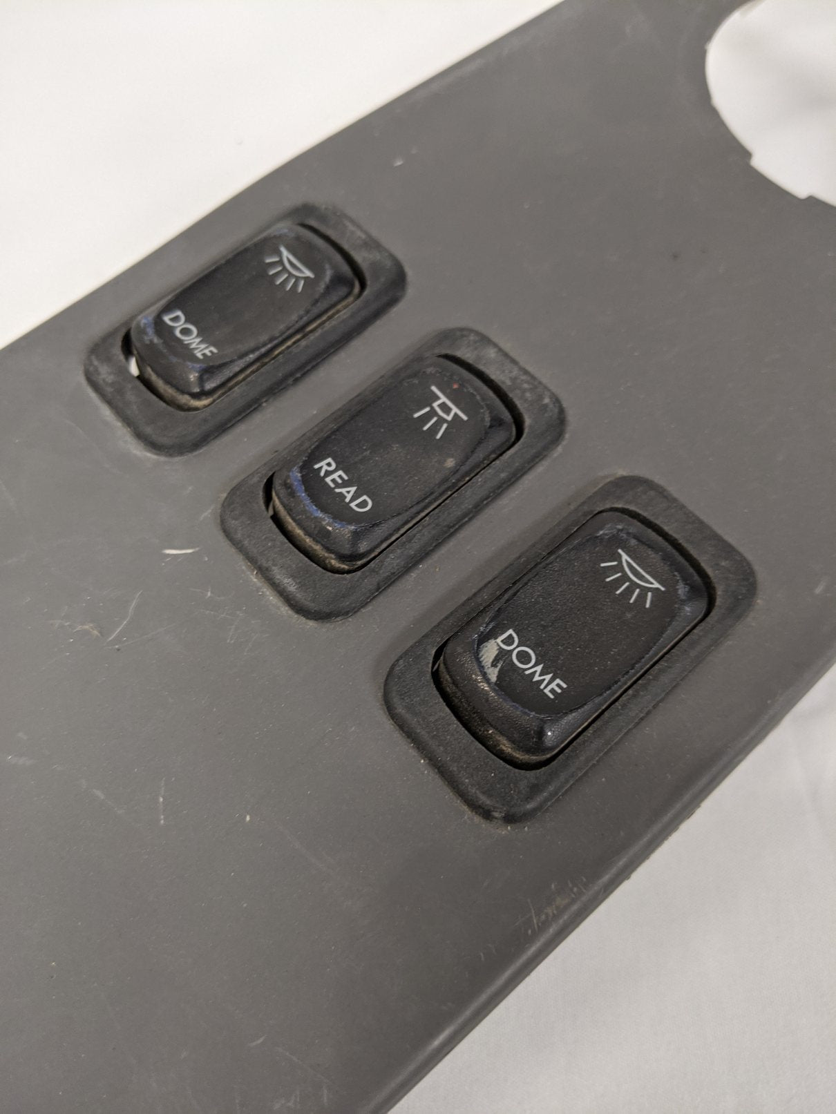 Used Freightliner Columbia Sleeper Lamp Switch Control Panel - P/N 22-43811-003